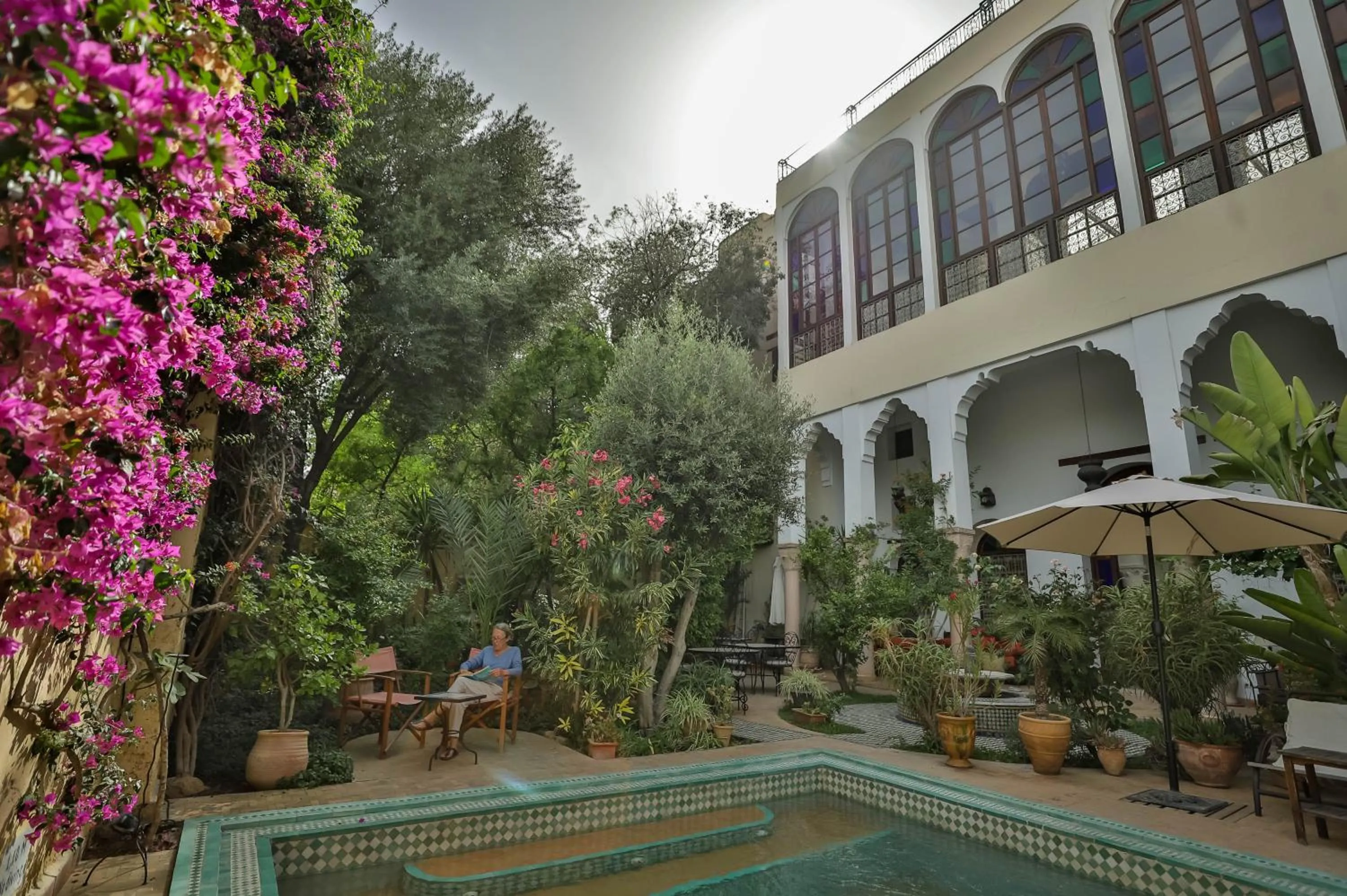Garden view in Ryad Mabrouka