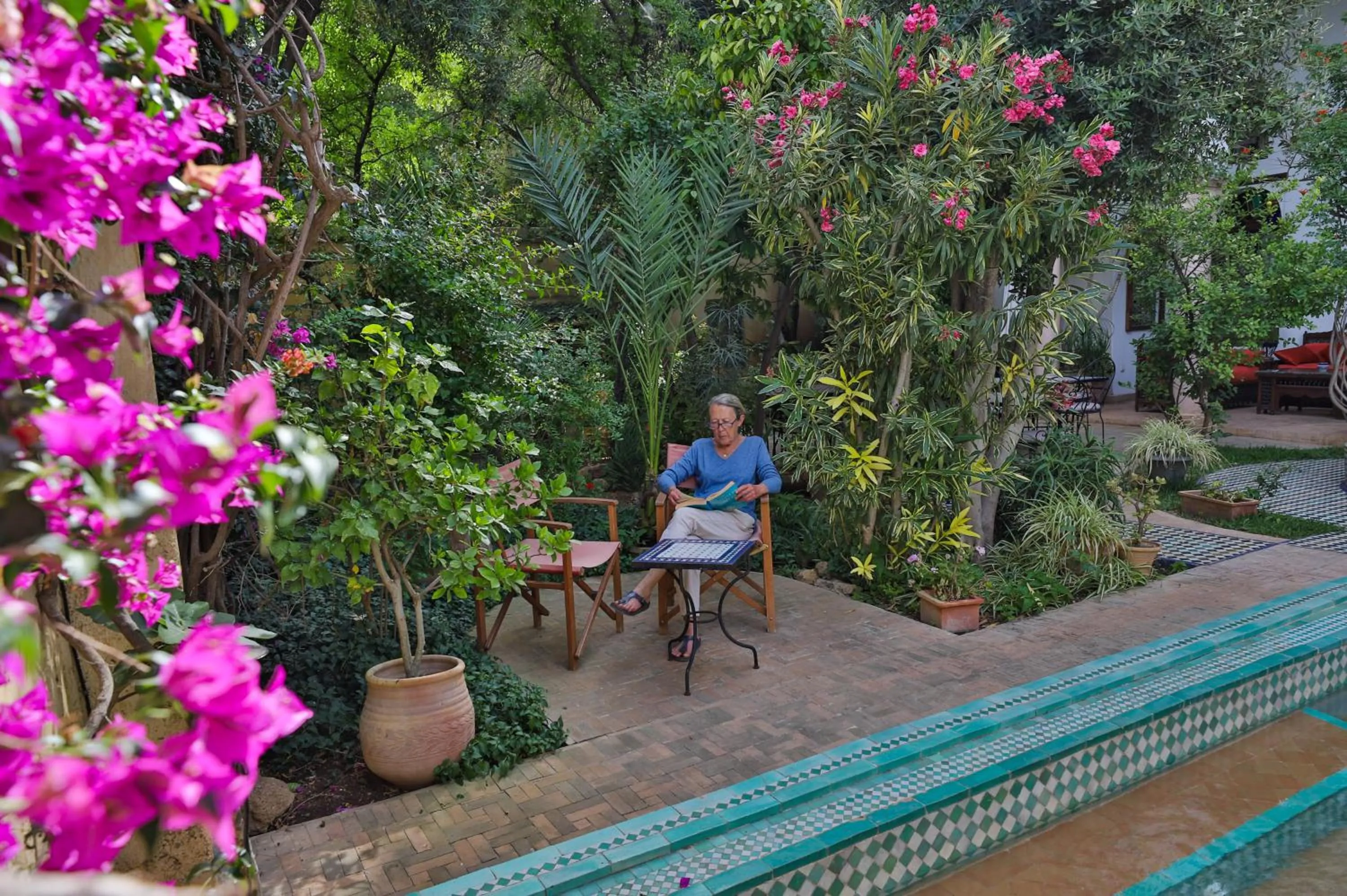 Garden view in Ryad Mabrouka