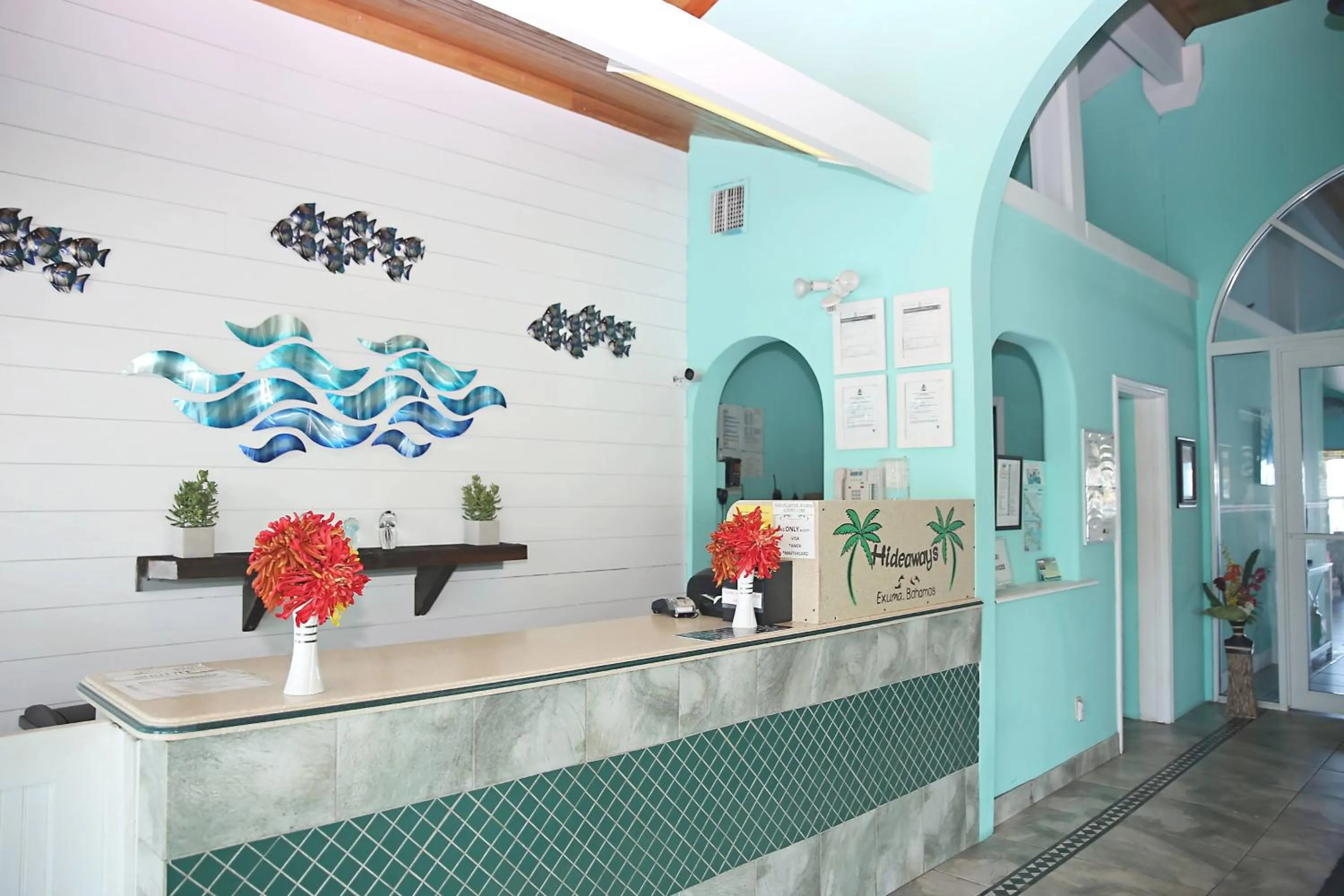 Lobby or reception in Hideaways Exuma