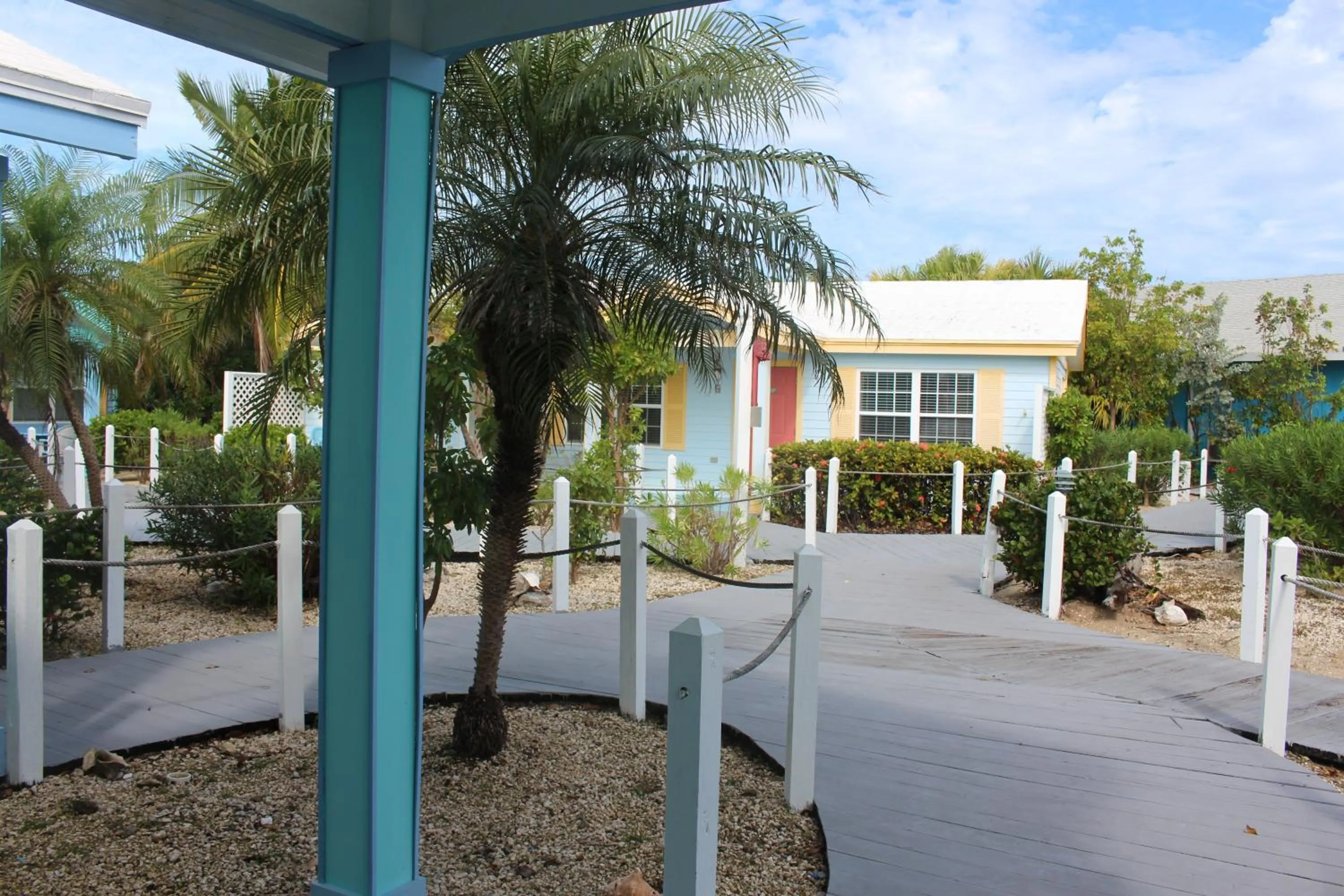 Garden view in Hideaways Exuma