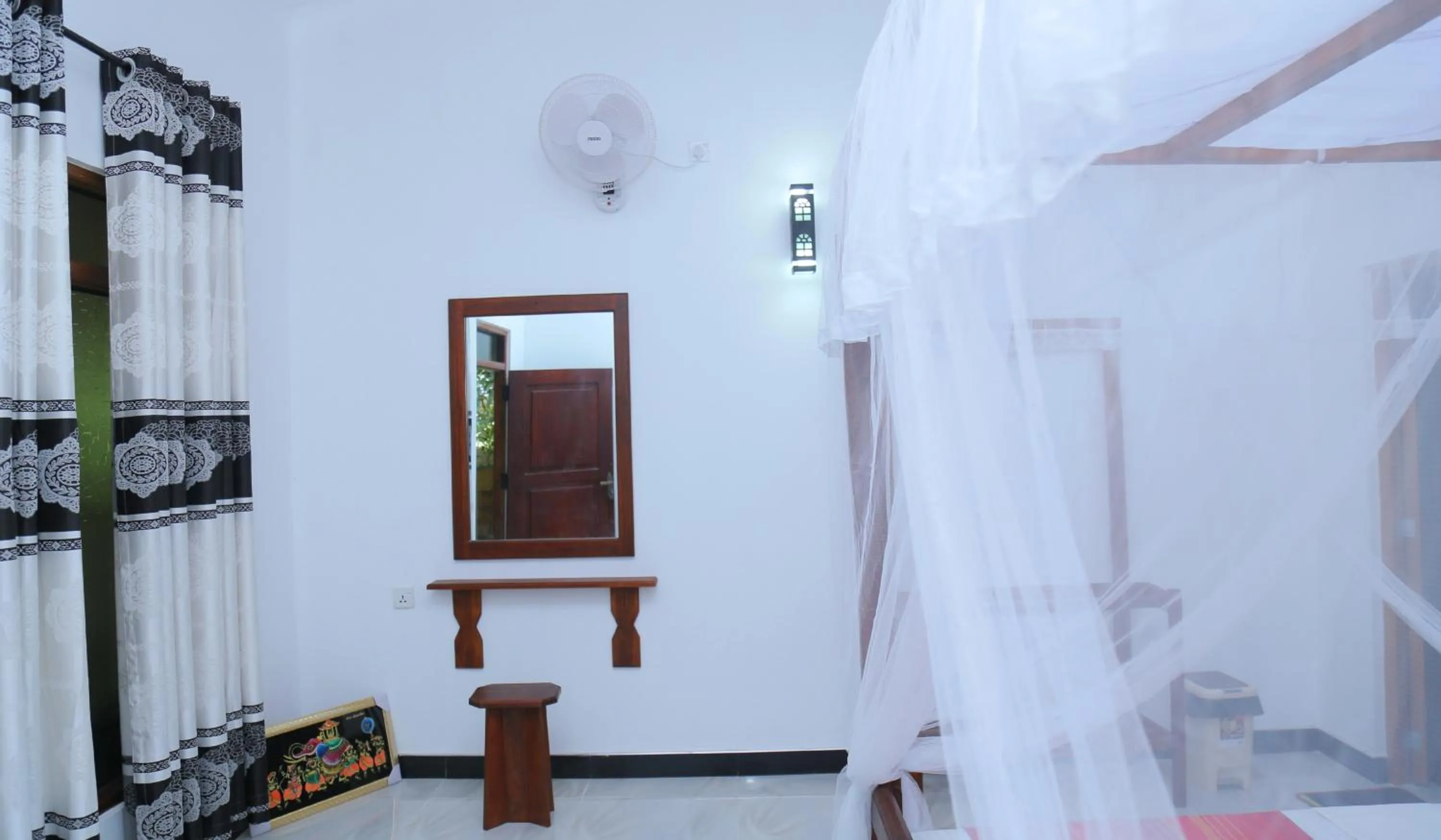 Bed in Sigiri Mango Garden Eco Resort