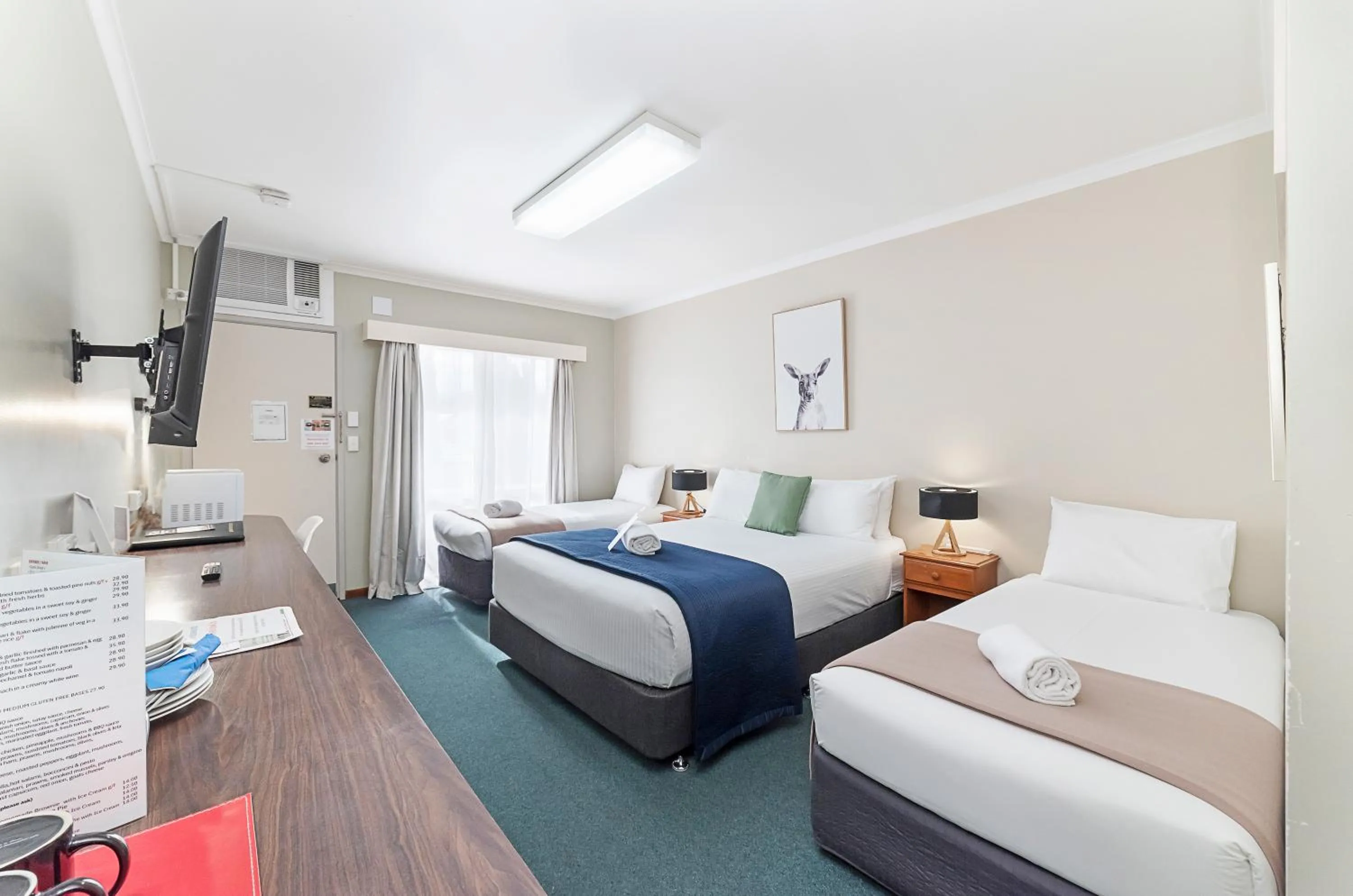 Bed in City Heart Motel Warrnambool