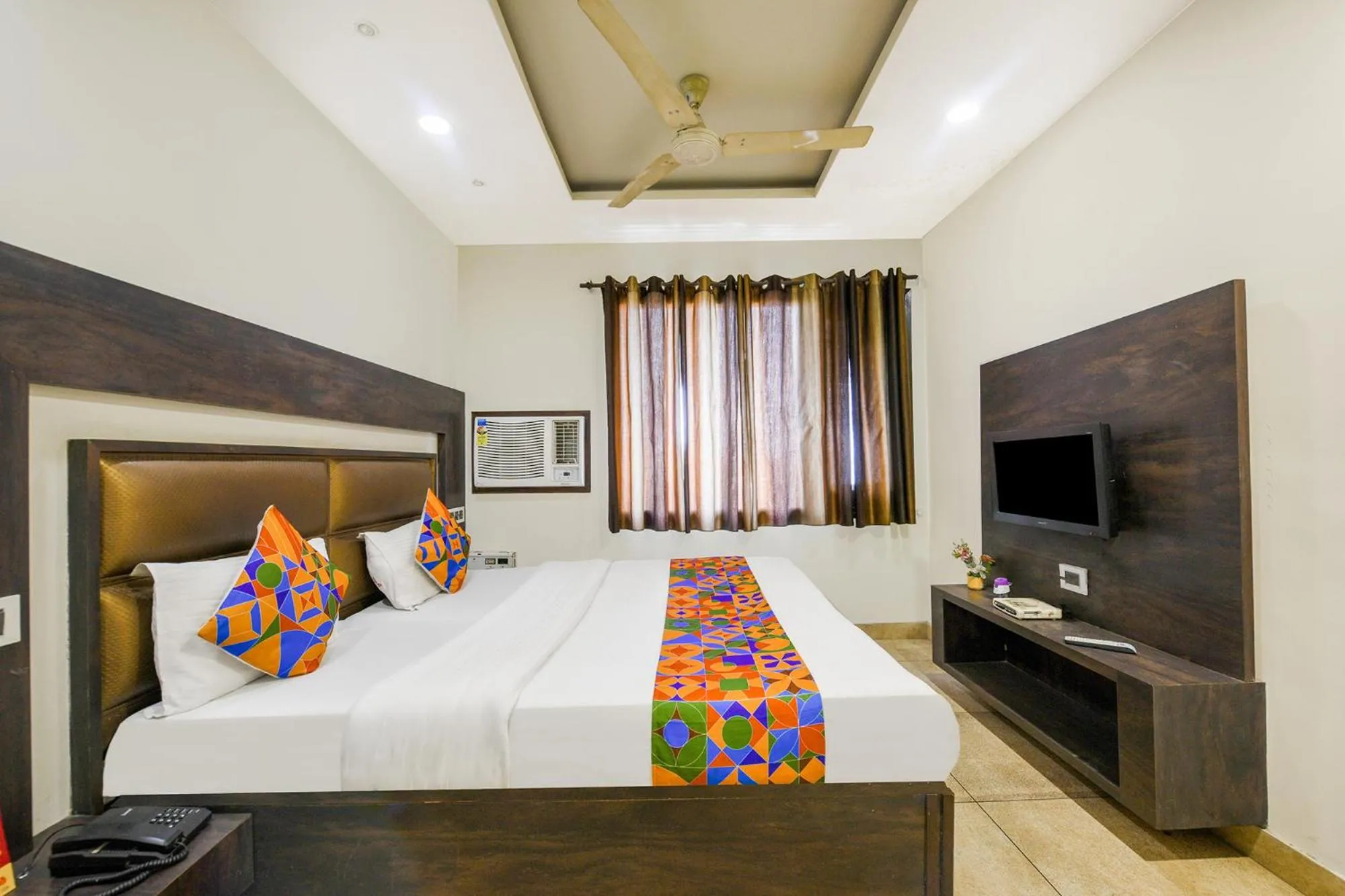 Bed in FabHotel Nanda Civil Lines