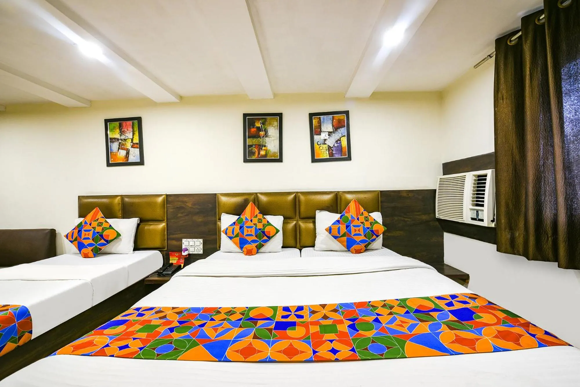 Bed in FabHotel Nanda Civil Lines
