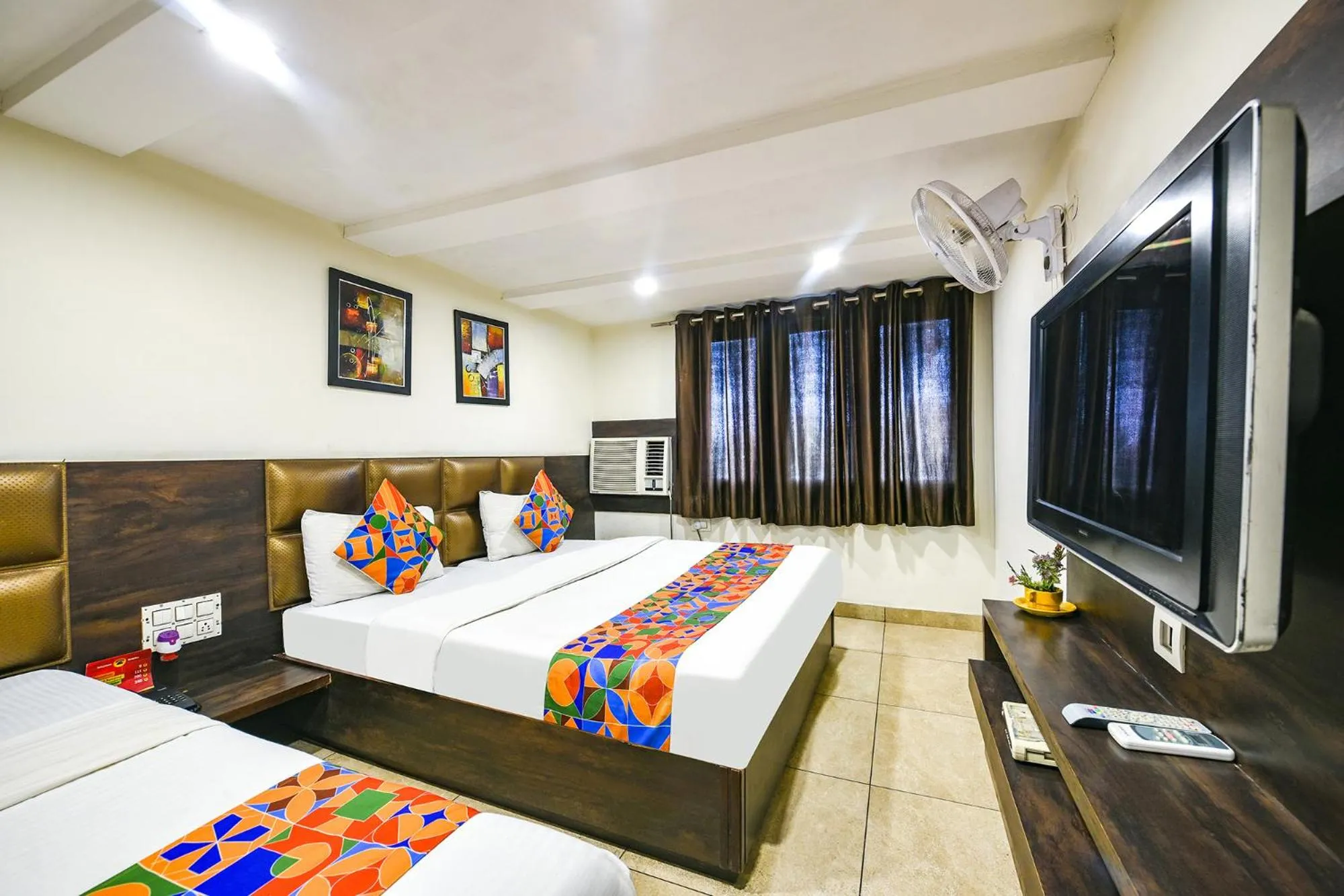 Bed in FabHotel Nanda Civil Lines