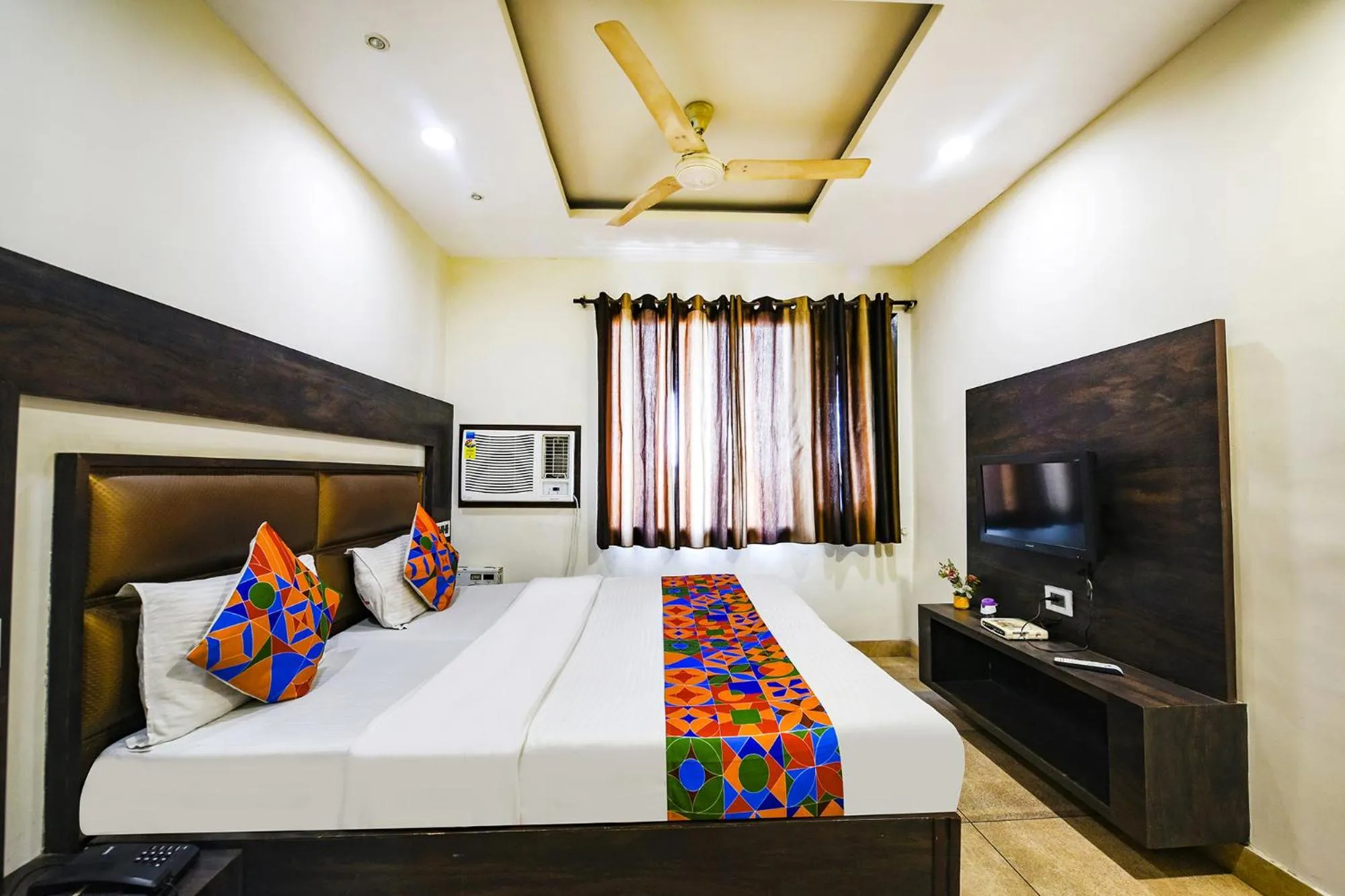 Bed in FabHotel Nanda Civil Lines