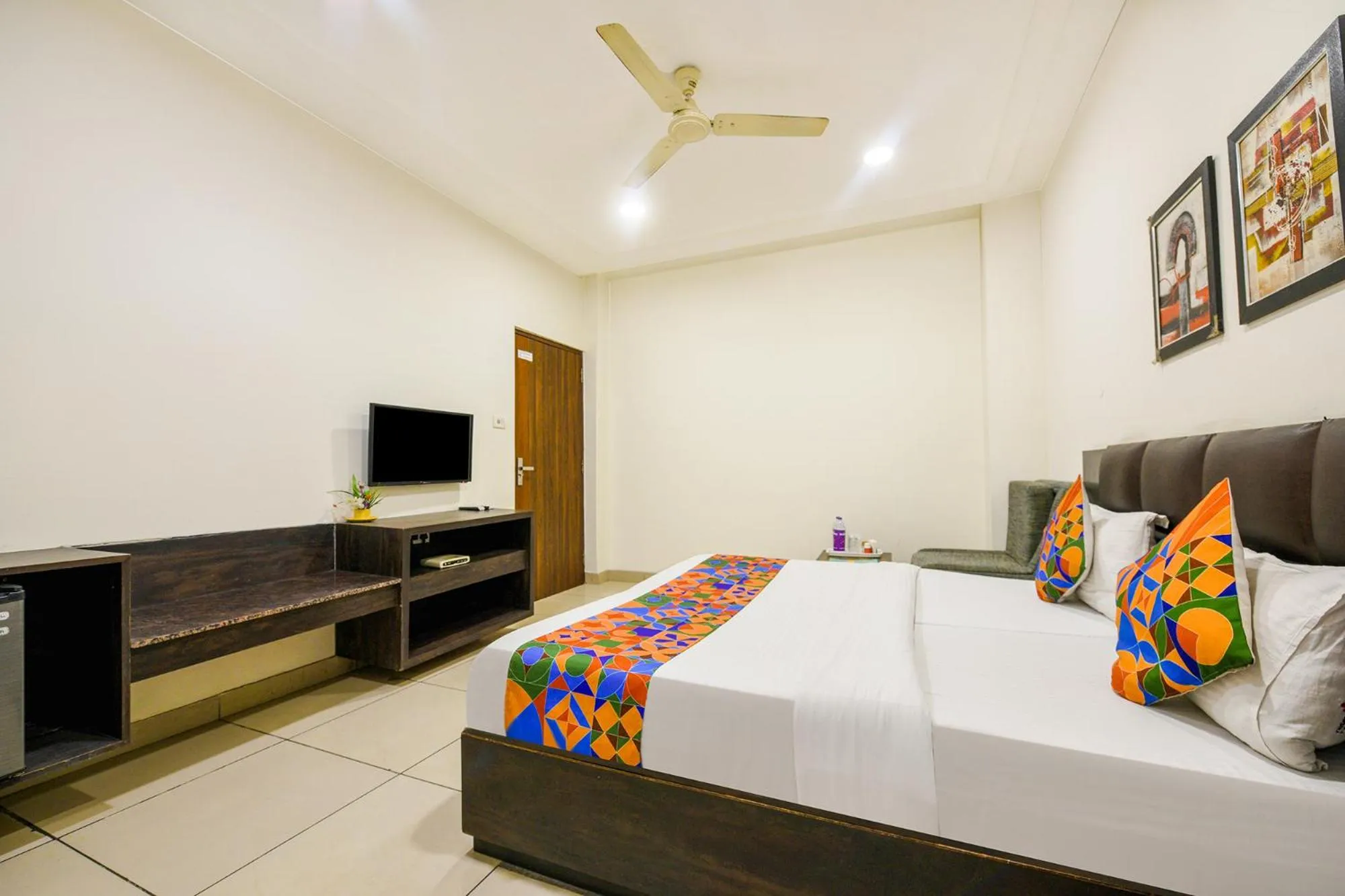 Bed in FabHotel Nanda Civil Lines