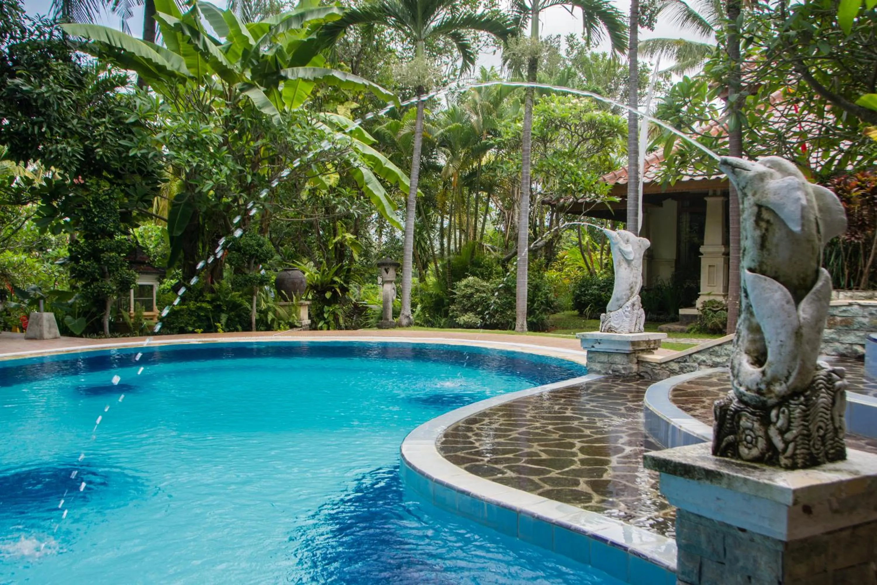 Swimming pool in Gunung Paradis Retreat