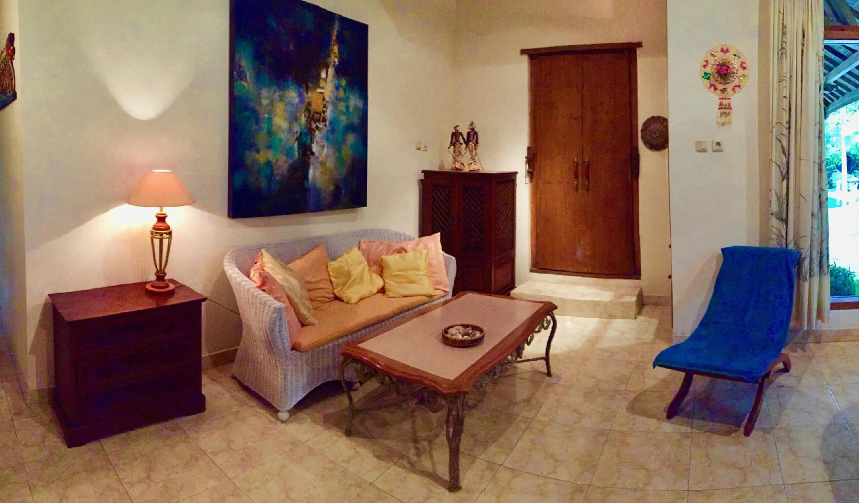 Living room in Gunung Paradis Retreat