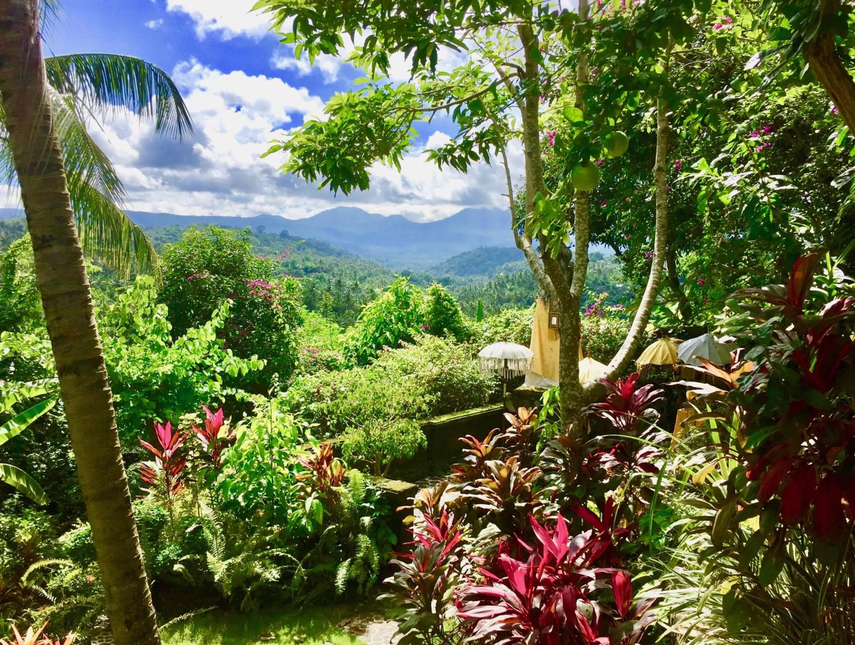Mountain view in Gunung Paradis Retreat