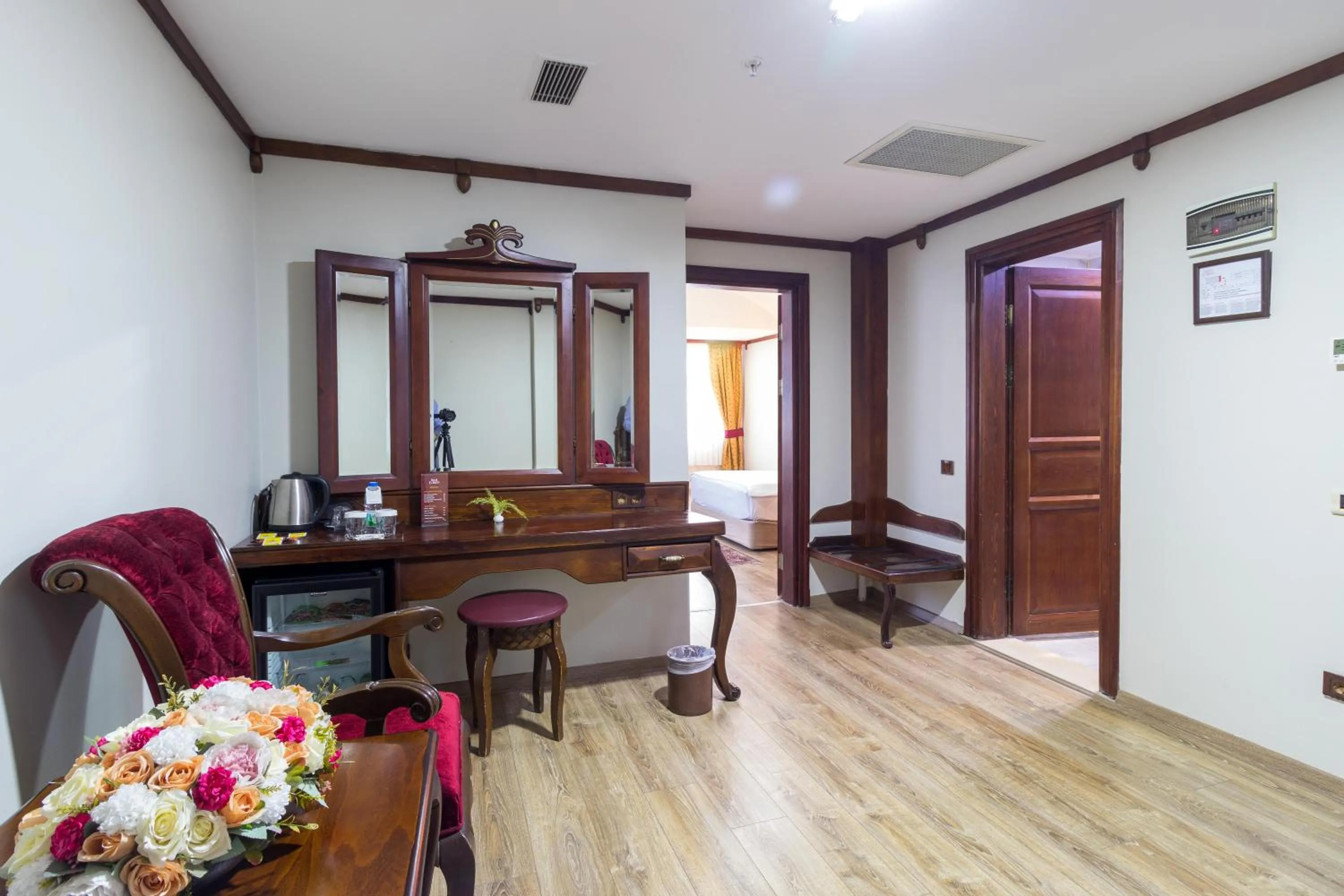 Seating area in Elruha Hotel