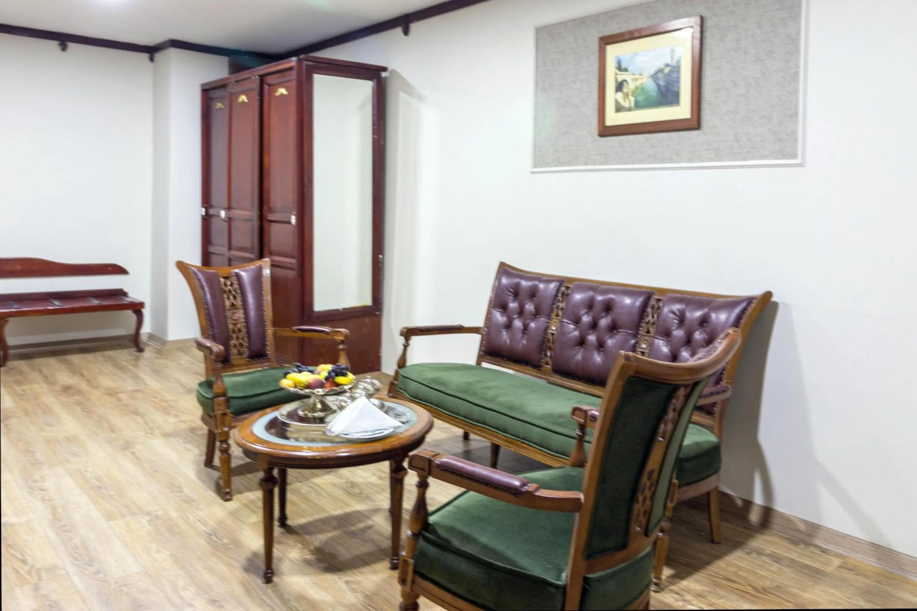 Seating area in Elruha Hotel