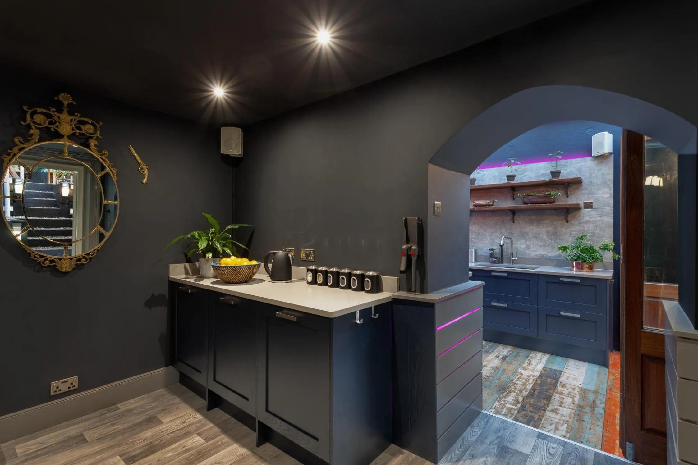 Kitchen or kitchenette in Zanzibar House 8-Bedroom Holiday House with Hot Tub & Yoga Studio