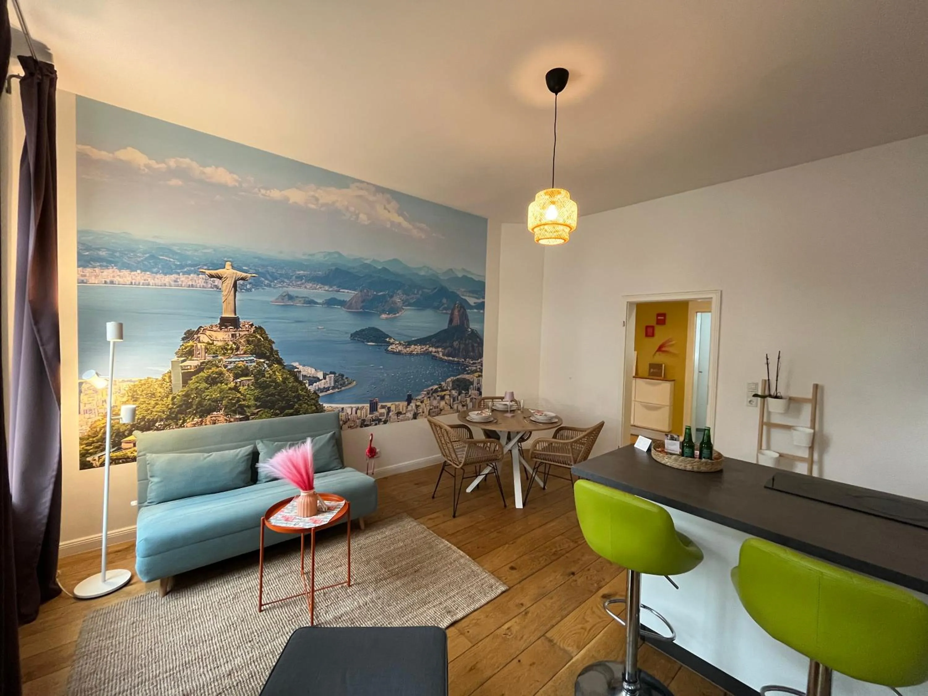 Living room in Apartments an der Arena Leipzig