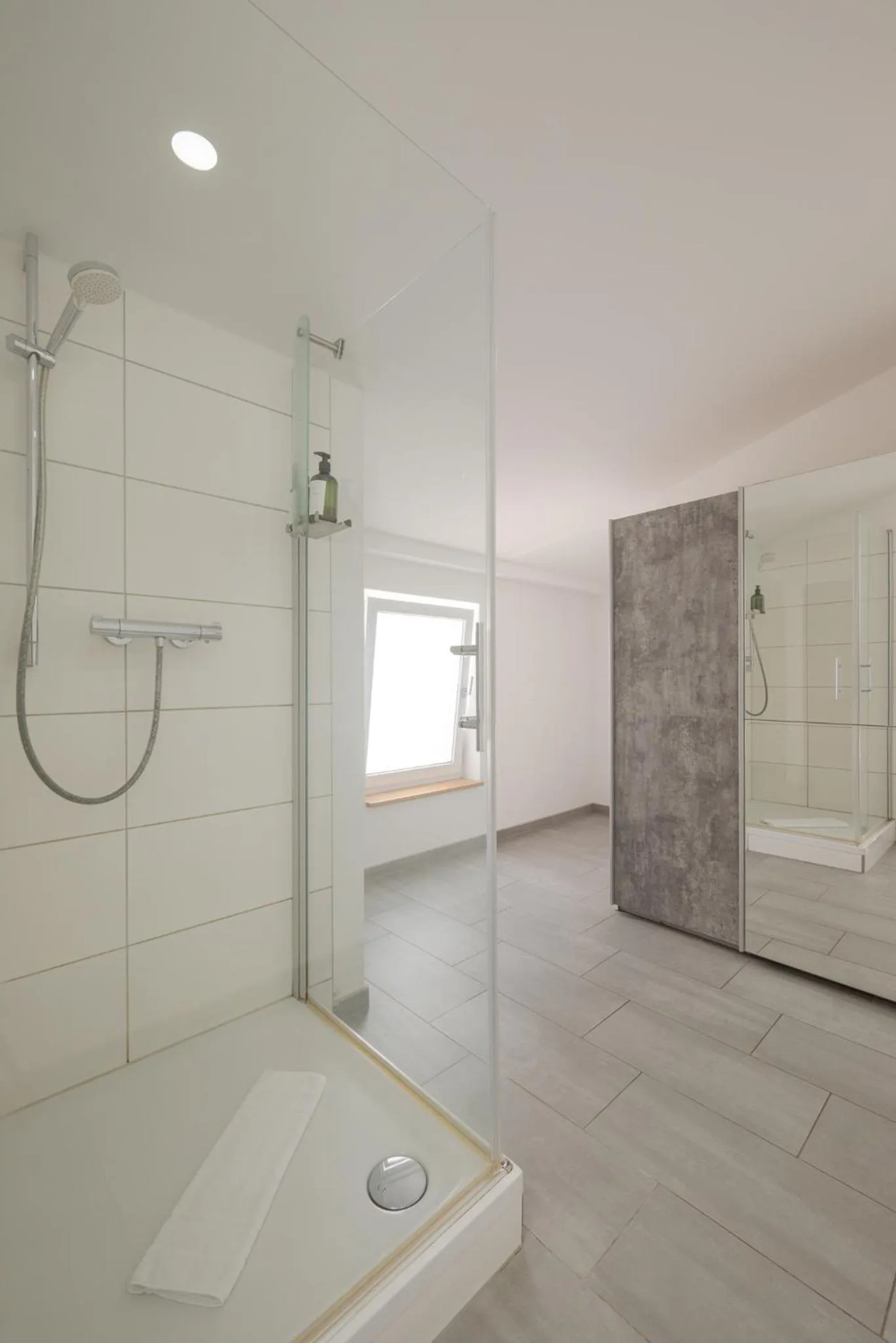 Shower in Apartments an der Arena Leipzig