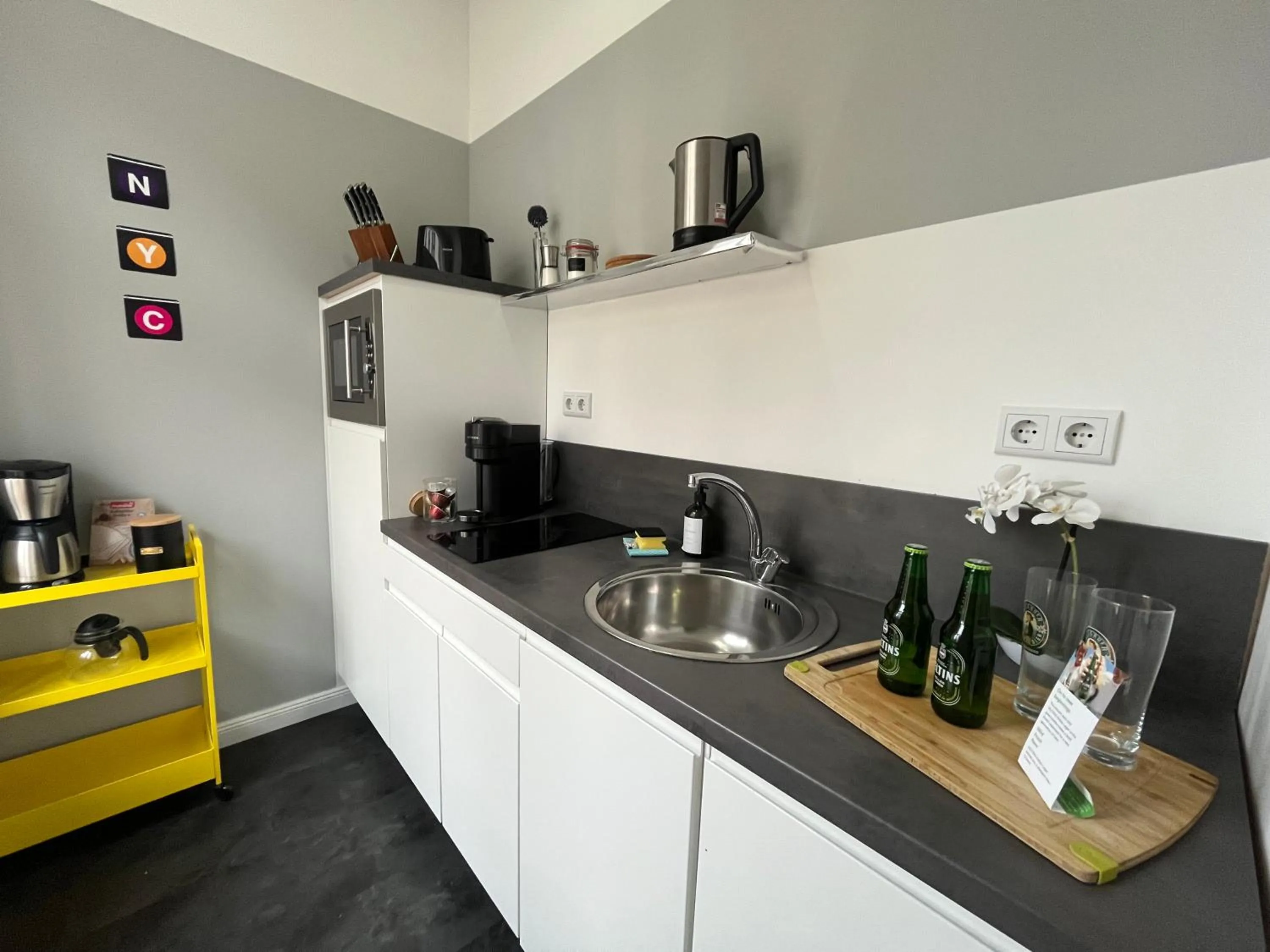 Coffee/tea facilities in Apartments an der Arena Leipzig