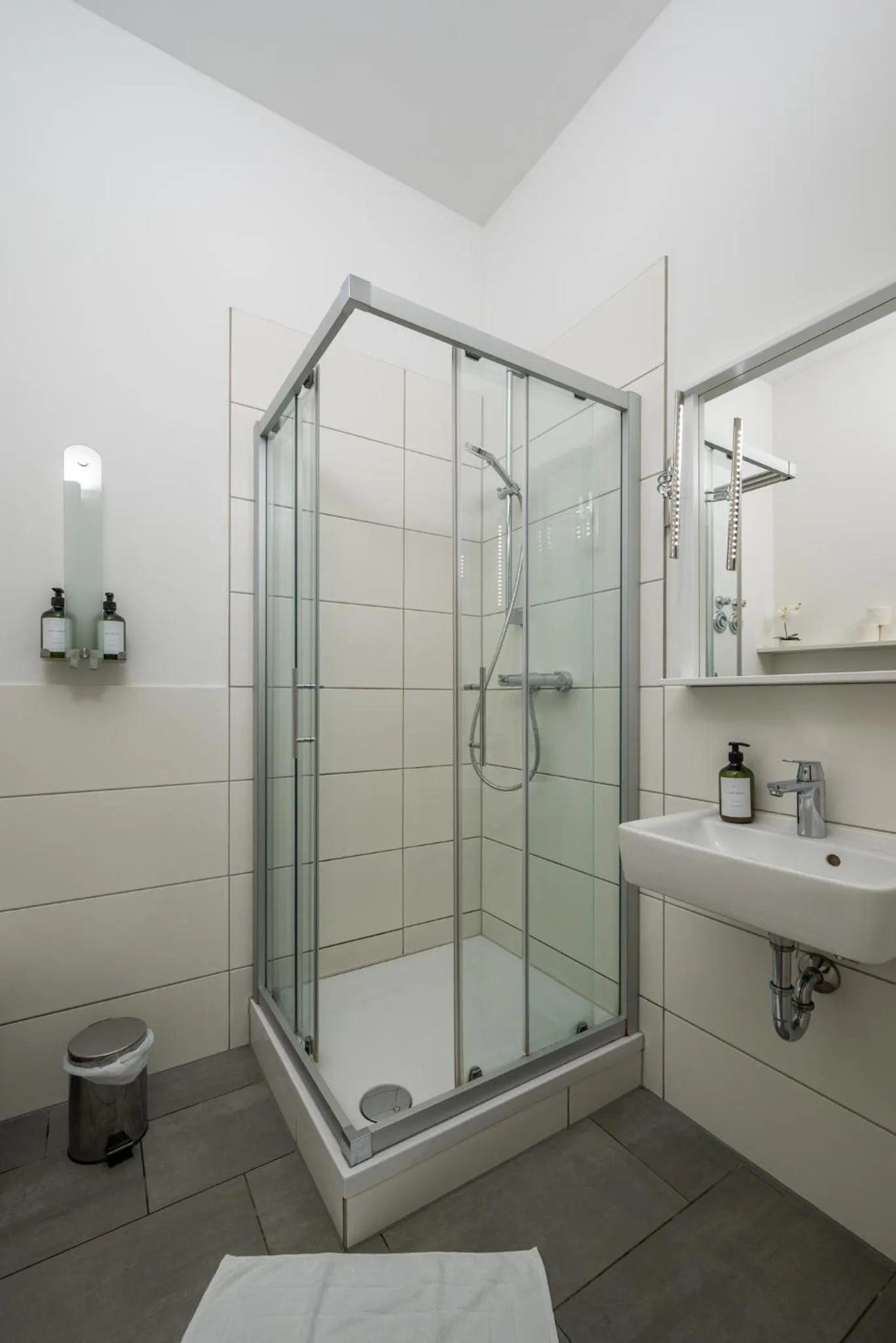 Shower in Apartments an der Arena Leipzig