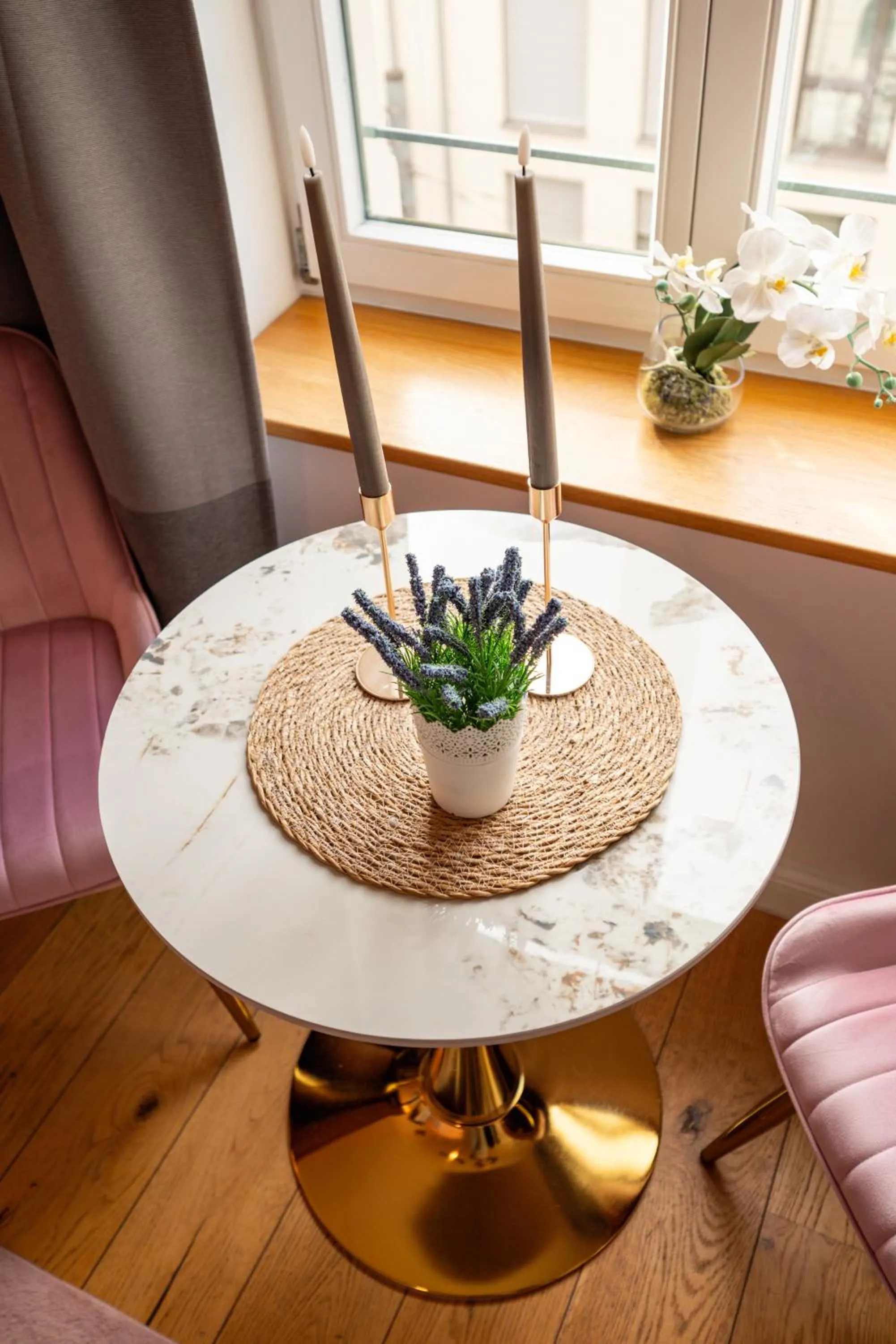 Dining area in Apartments an der Arena Leipzig