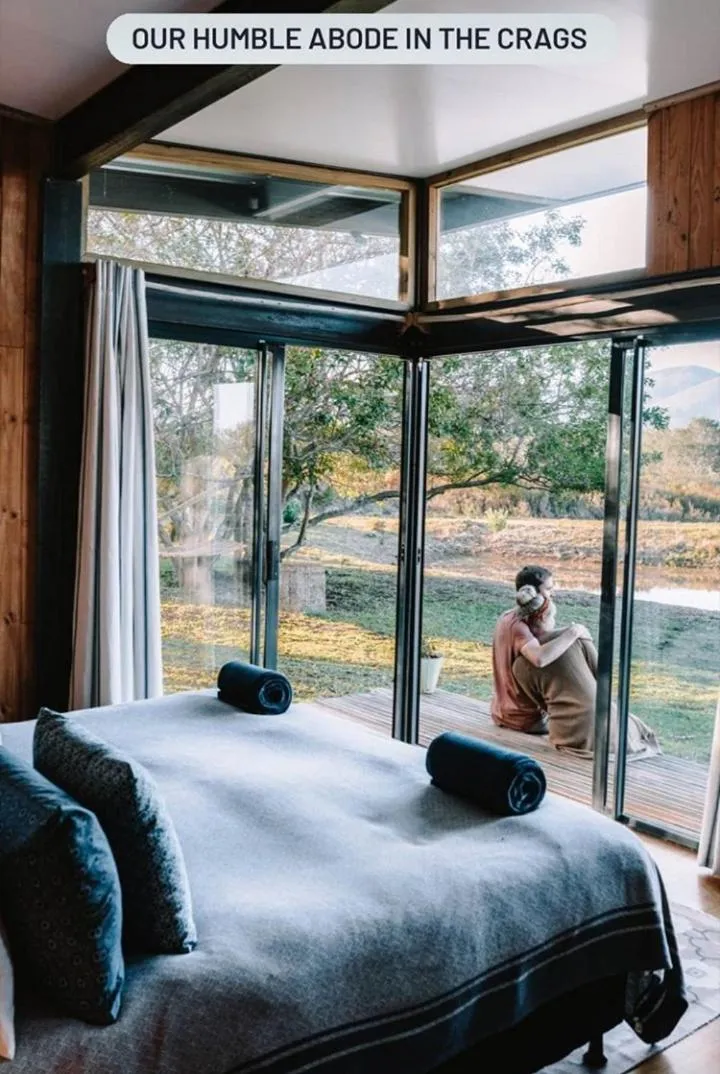 Bed in ECO Lodge Villa Villekula