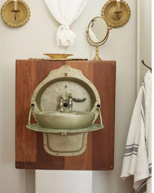 Bathroom in ECO Lodge Villa Villekula