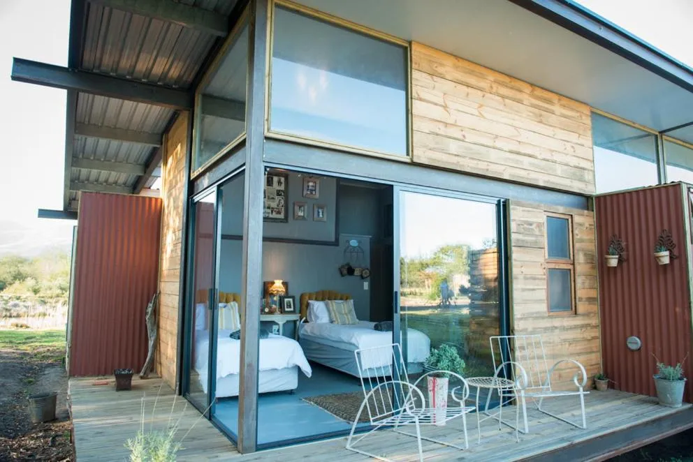 Patio in ECO Lodge Villa Villekula