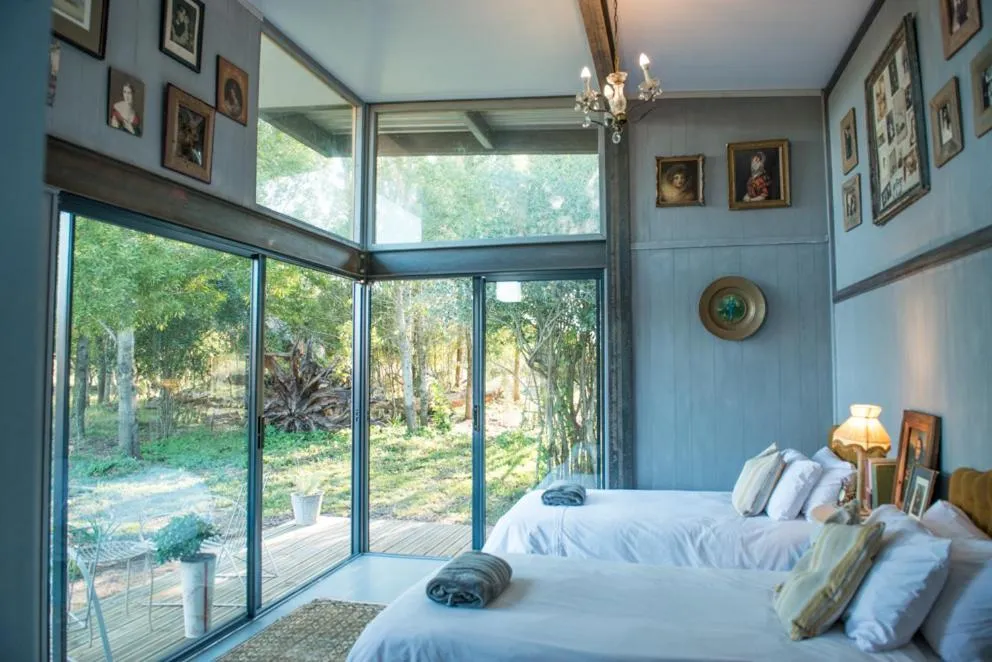 Bed in ECO Lodge Villa Villekula