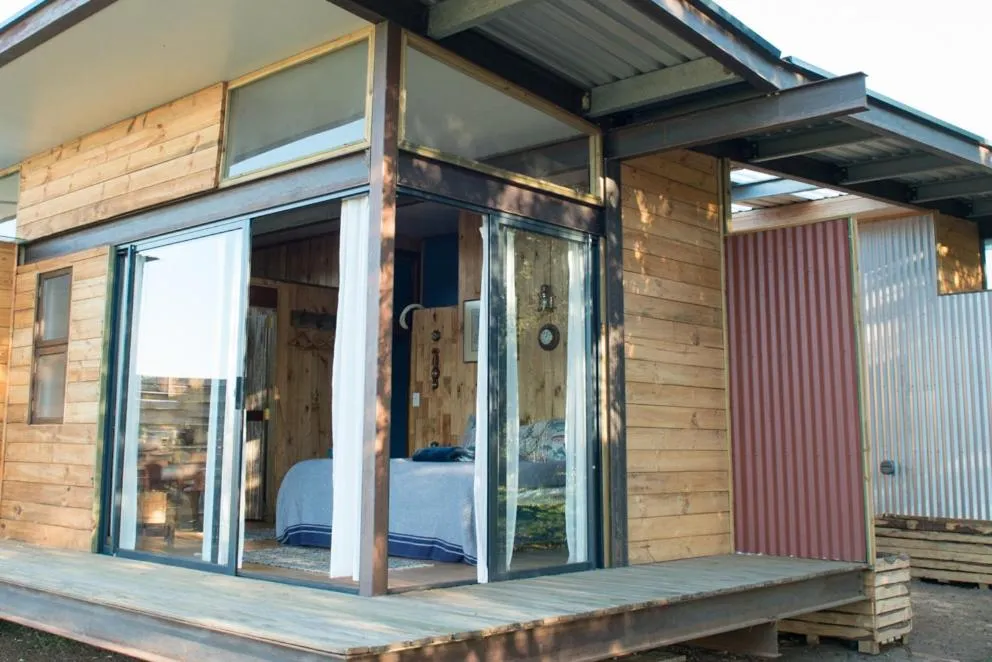Balcony/Terrace in ECO Lodge Villa Villekula