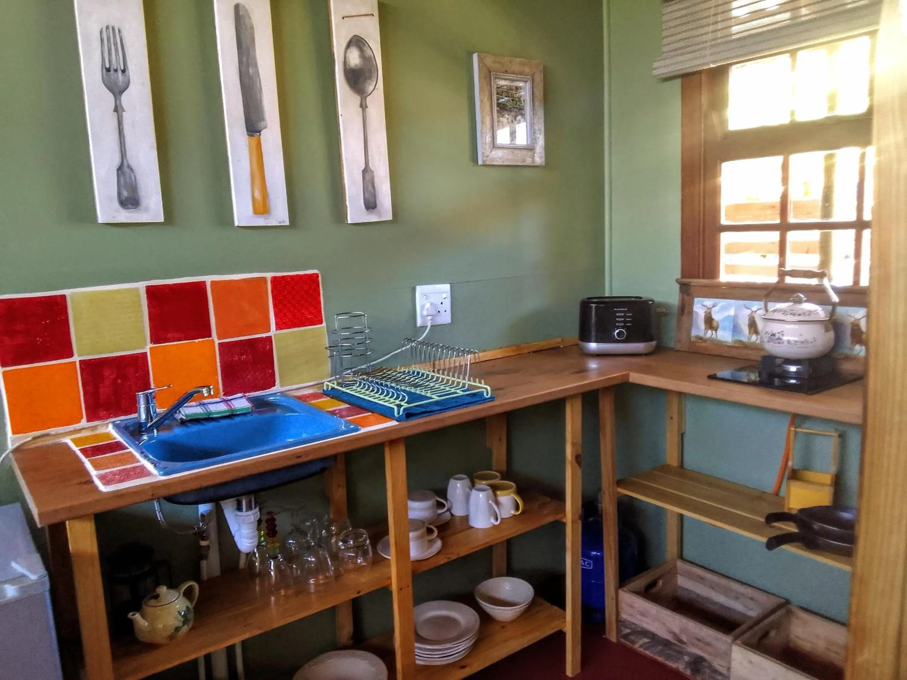 Coffee/tea facilities in ECO Lodge Villa Villekula