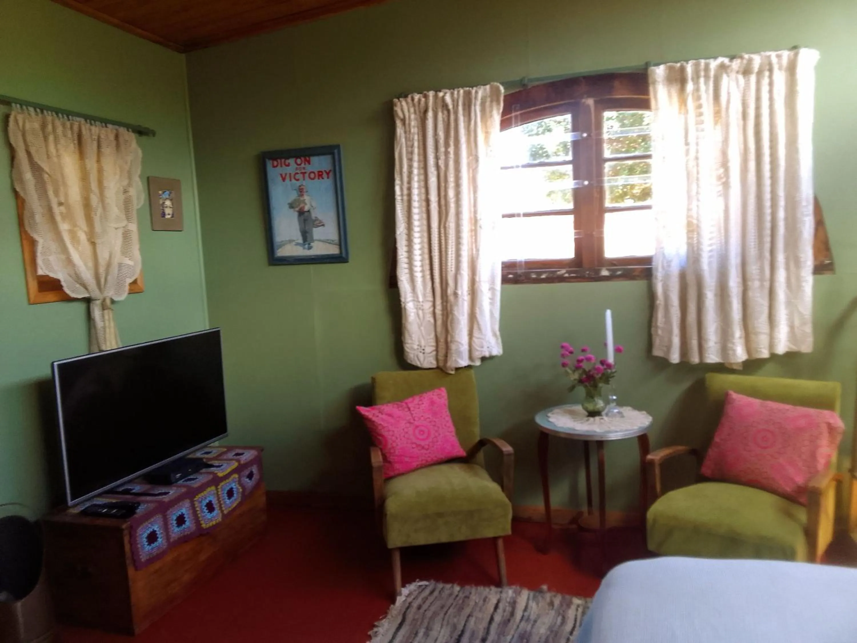 Bed in ECO Lodge Villa Villekula