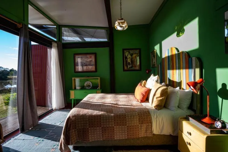 Bed in ECO Lodge Villa Villekula