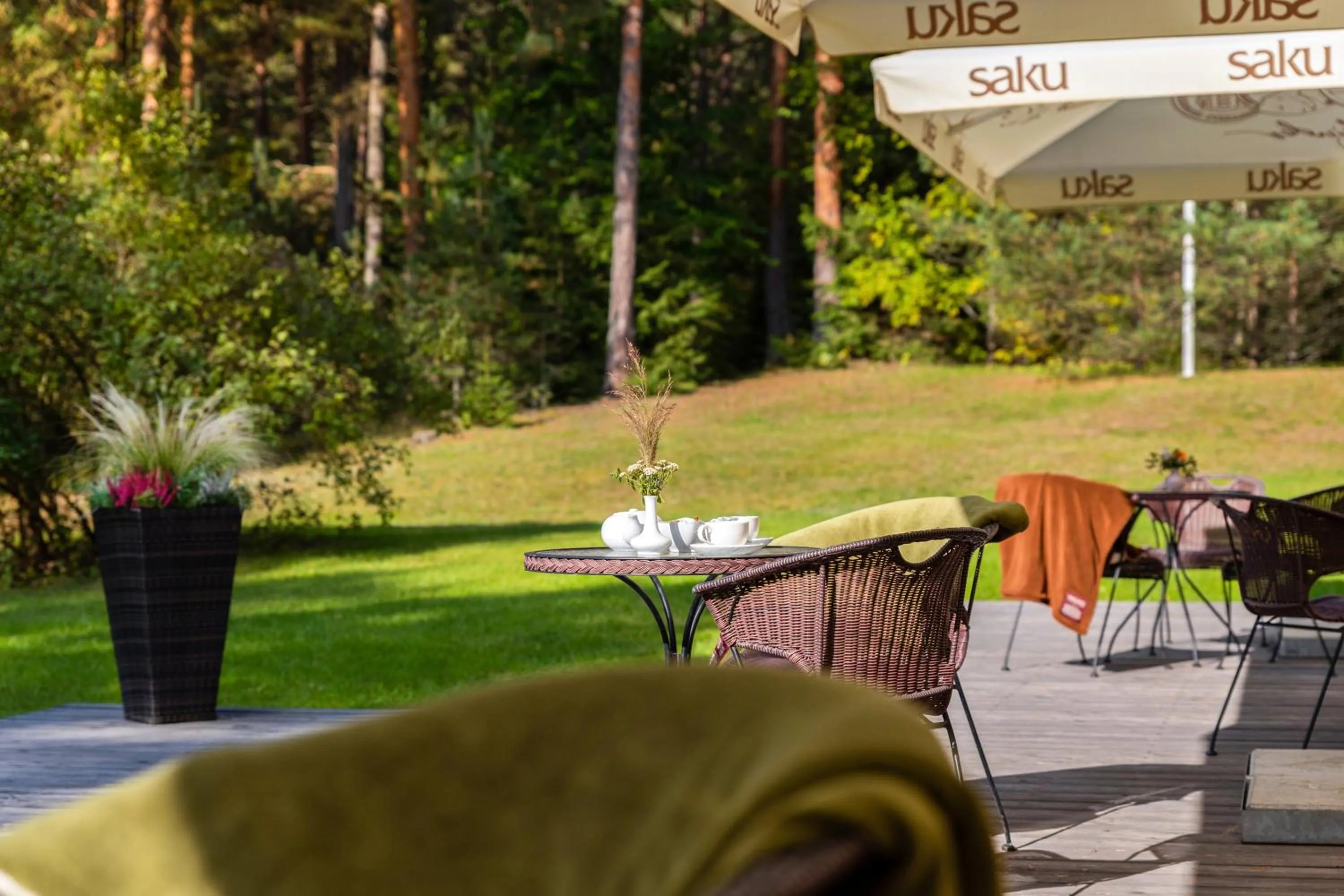 Patio in Verevi Motel