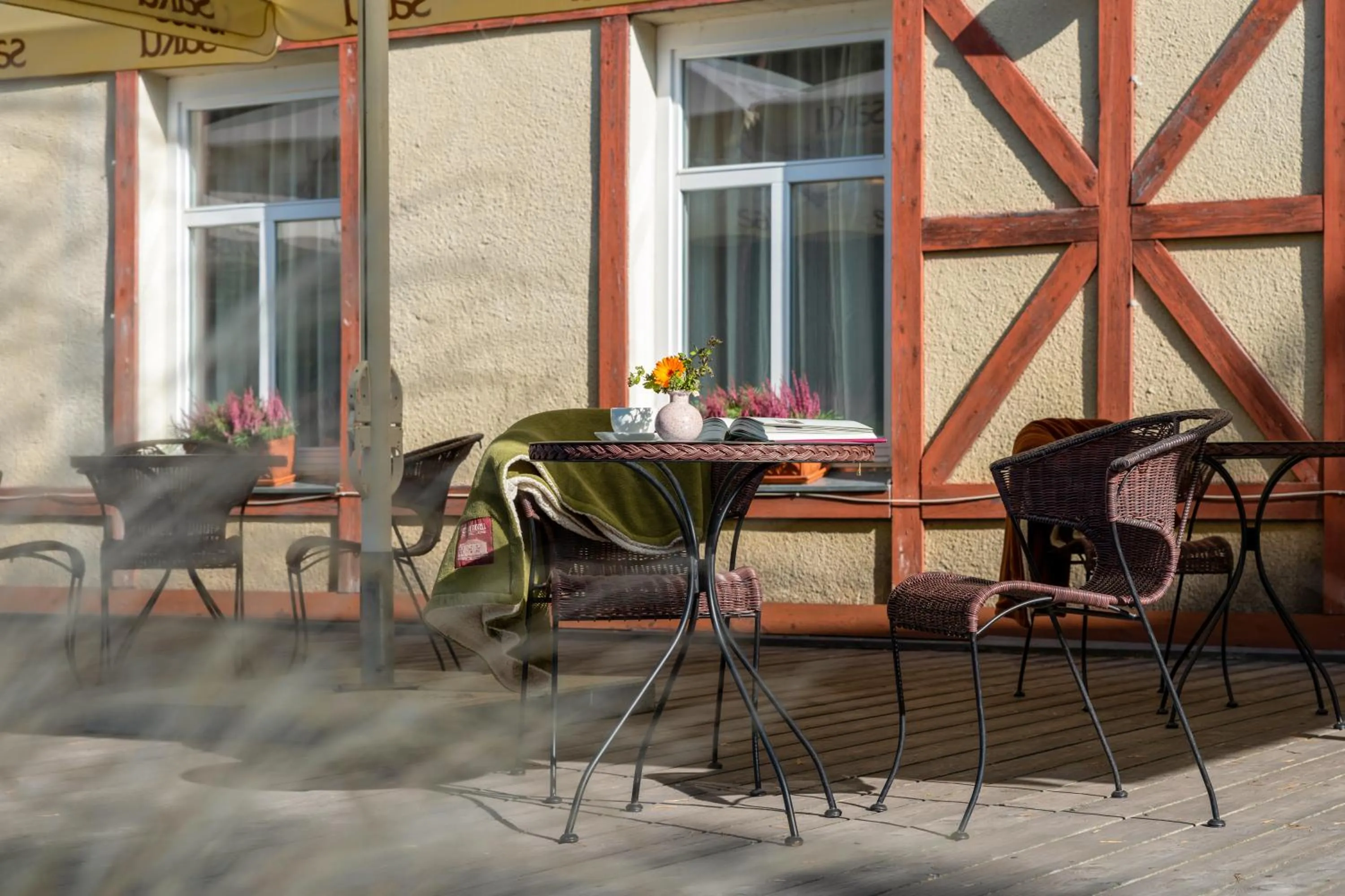 Patio in Verevi Motel