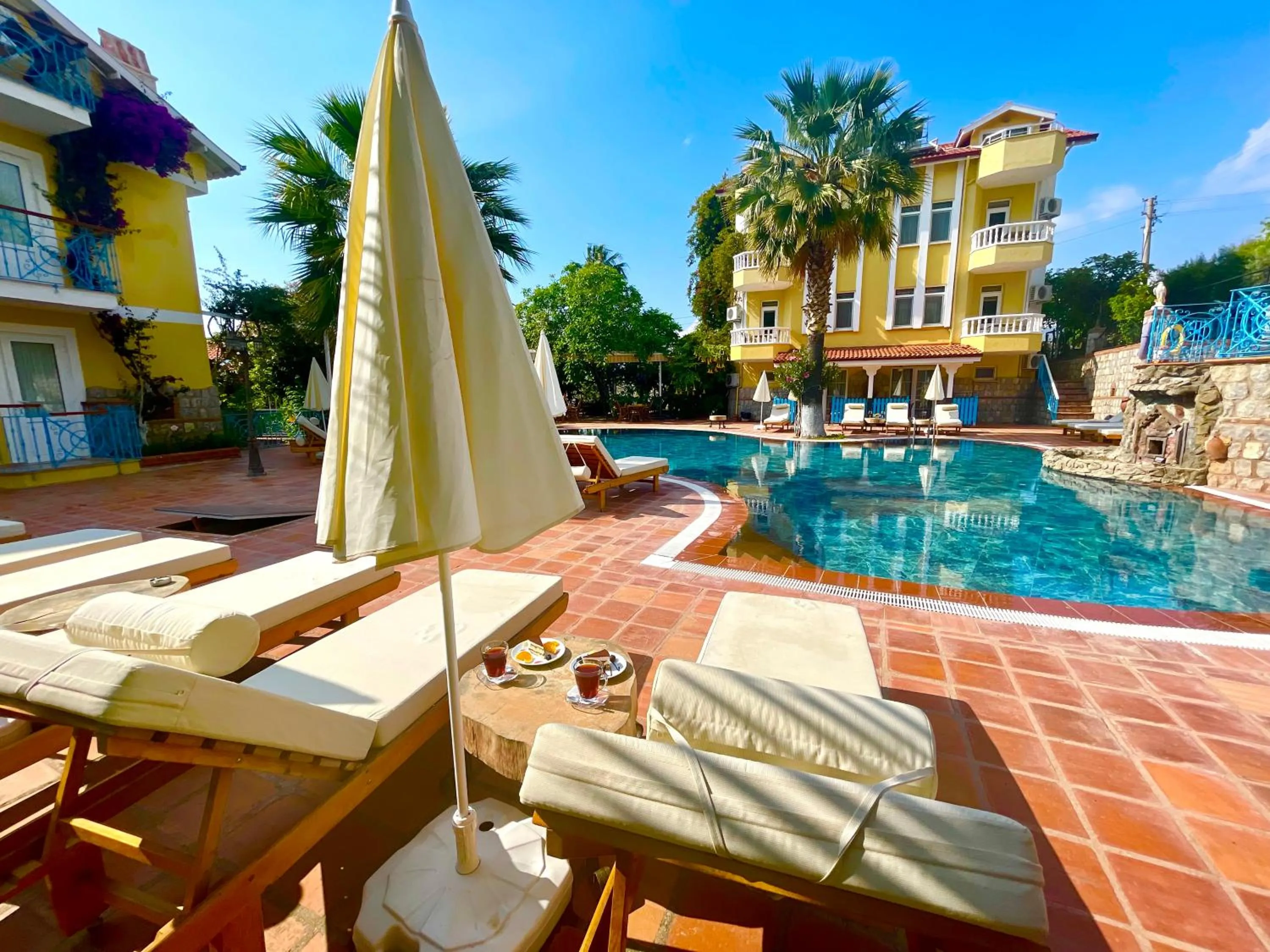 Pool view in Mountain Valley Oludeniz