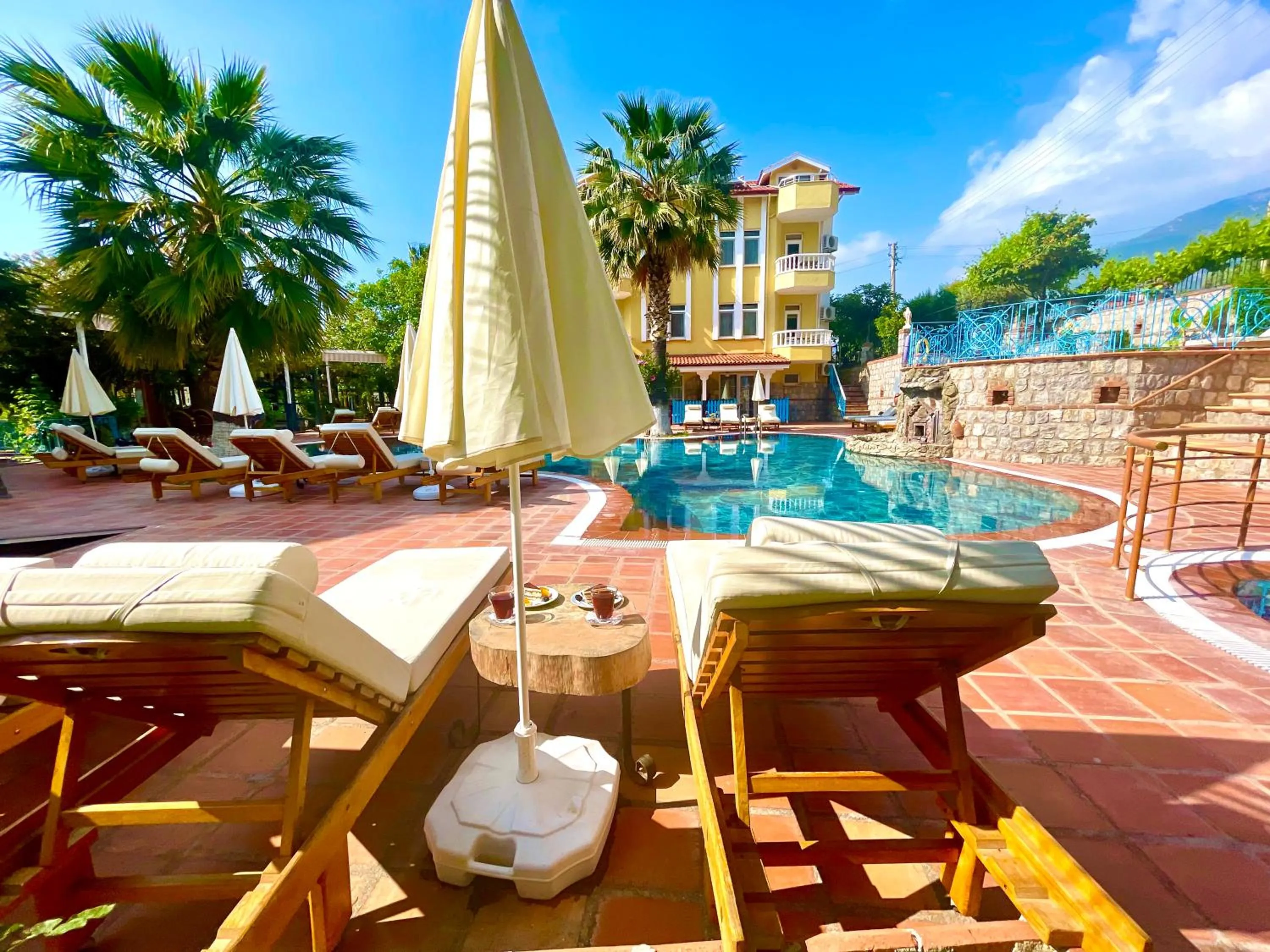 Pool view in Mountain Valley Oludeniz
