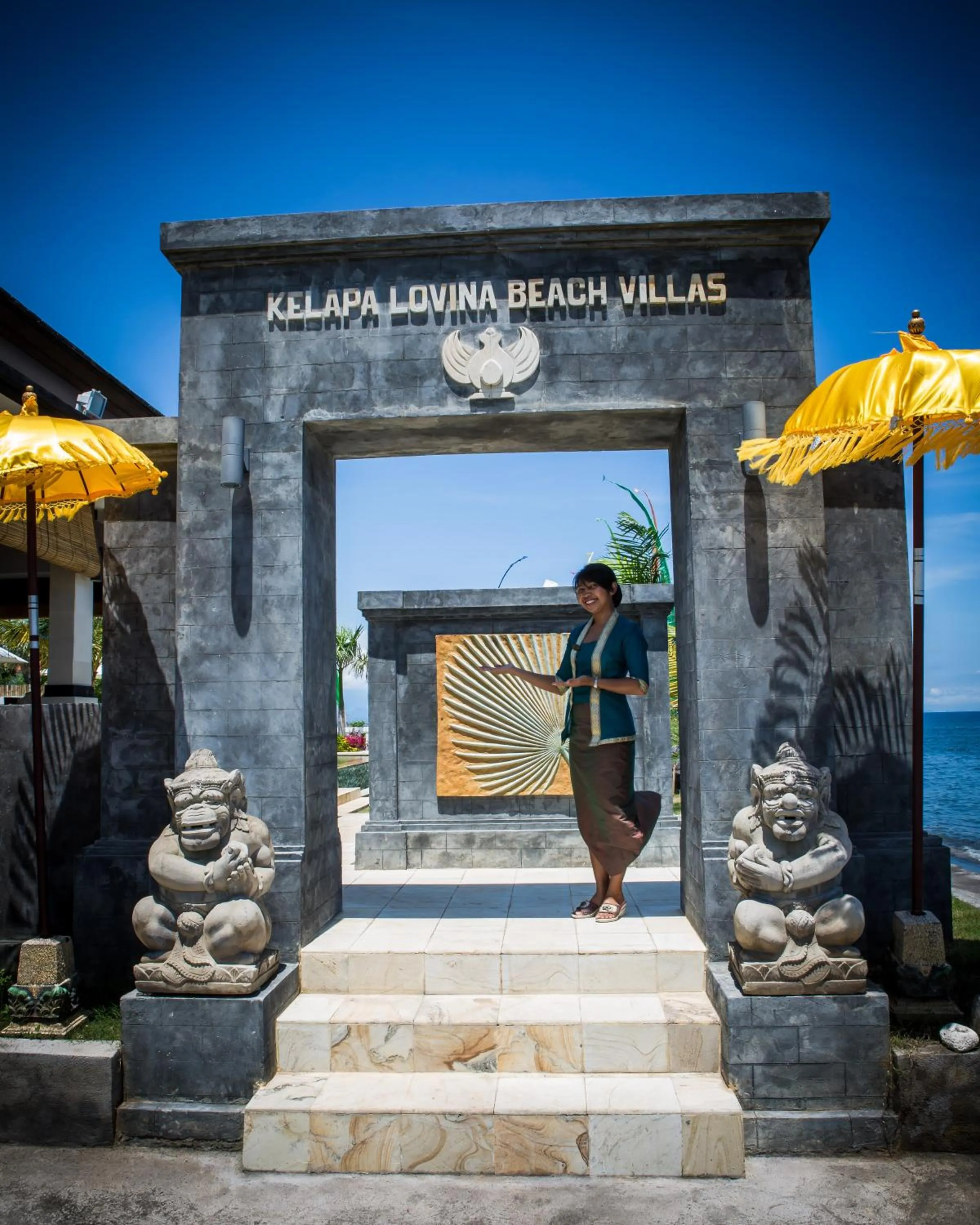 Facade/entrance in Kelapa Lovina Beach Villa