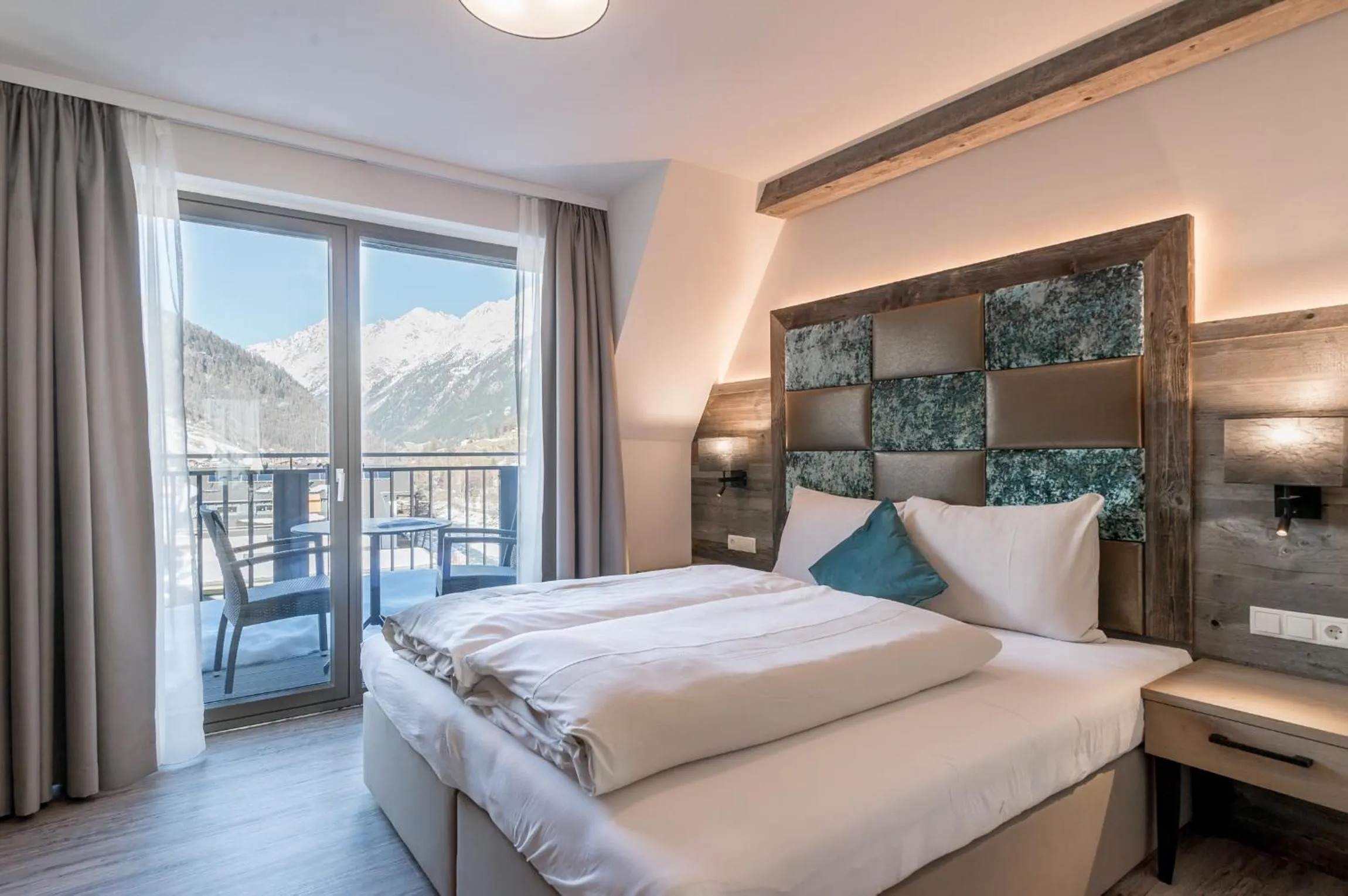 Balcony/Terrace, Bed in Top Apart Gaislachkogl