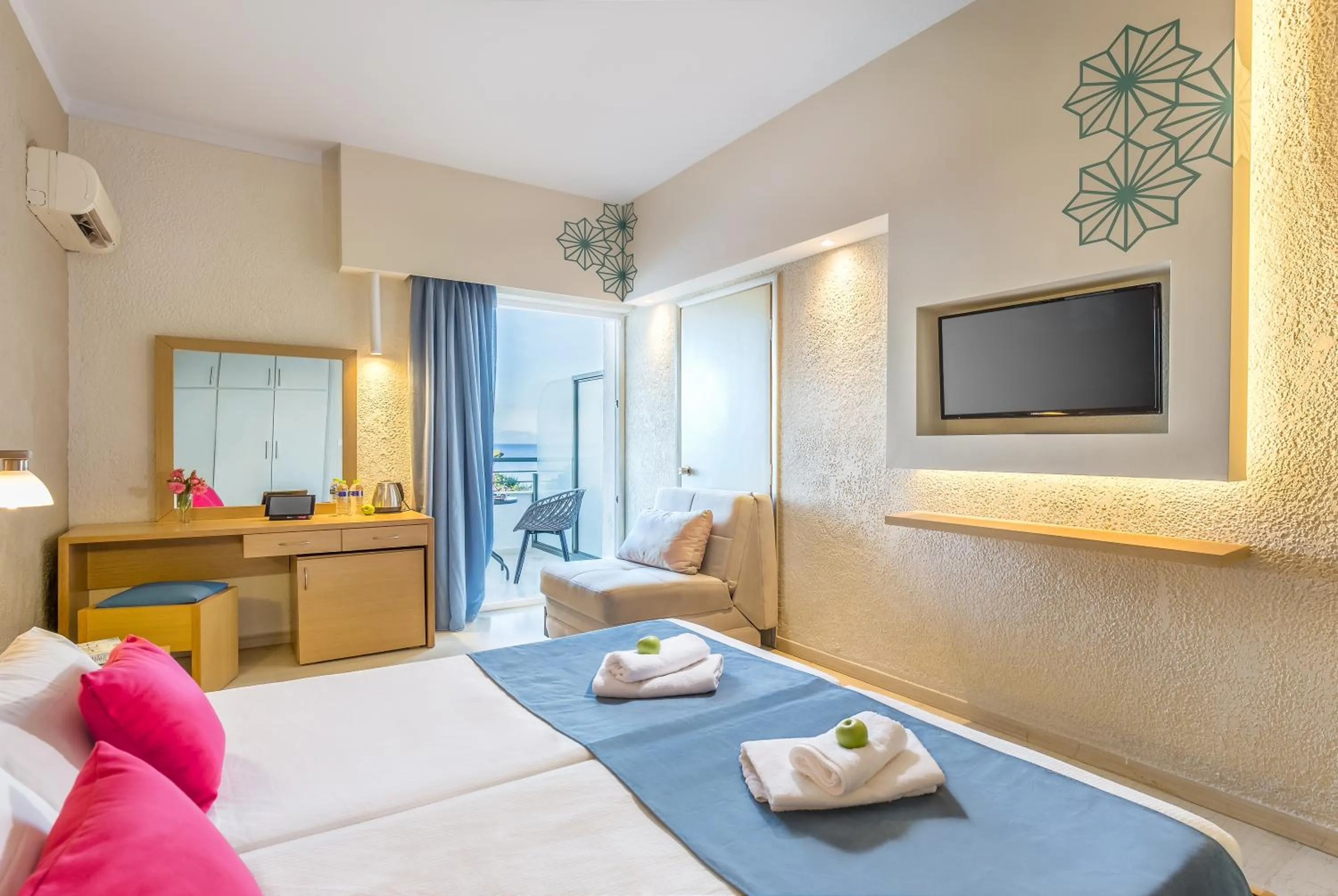 Bed in Hotel Albatros