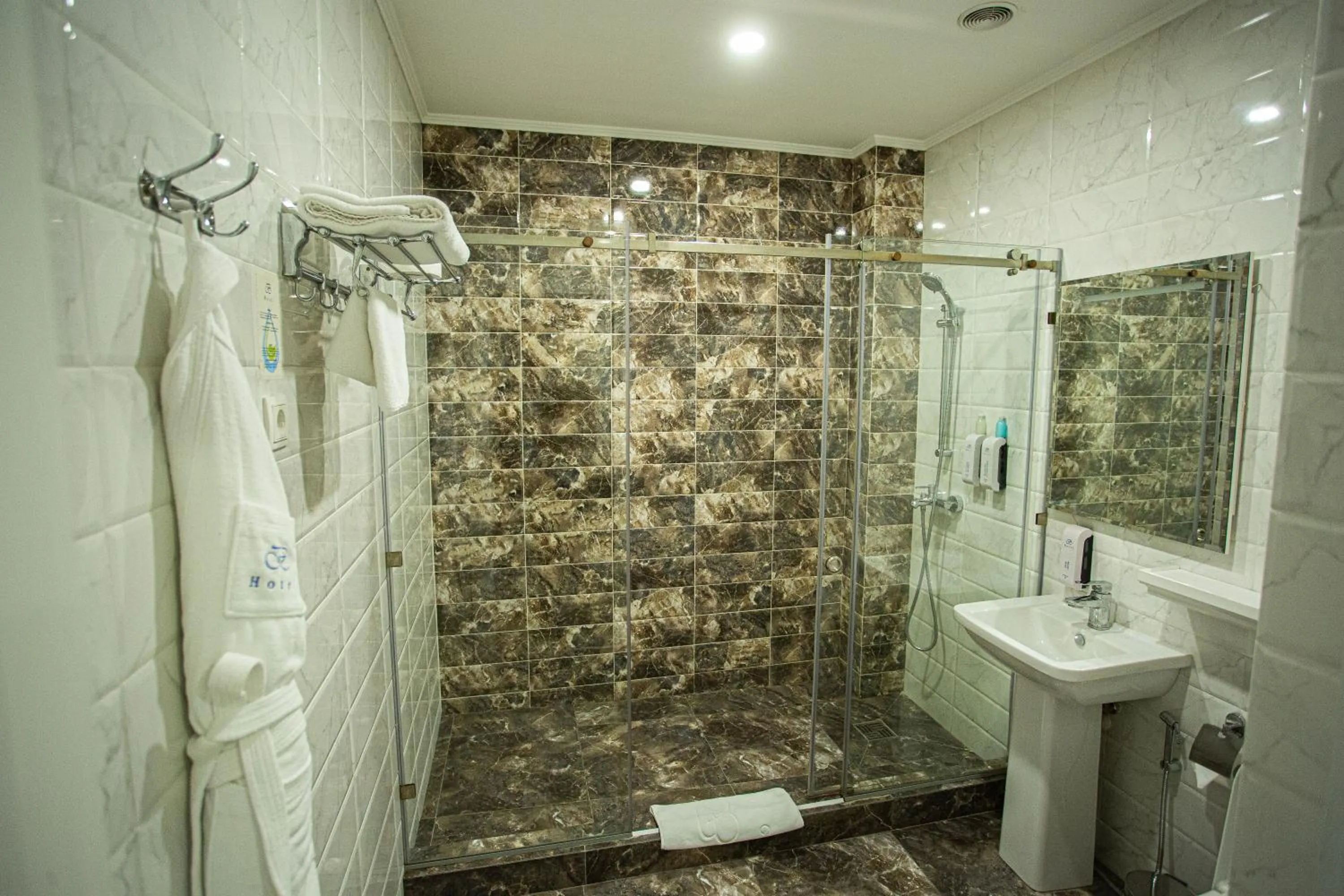 Toilet in B Hotel Bishkek