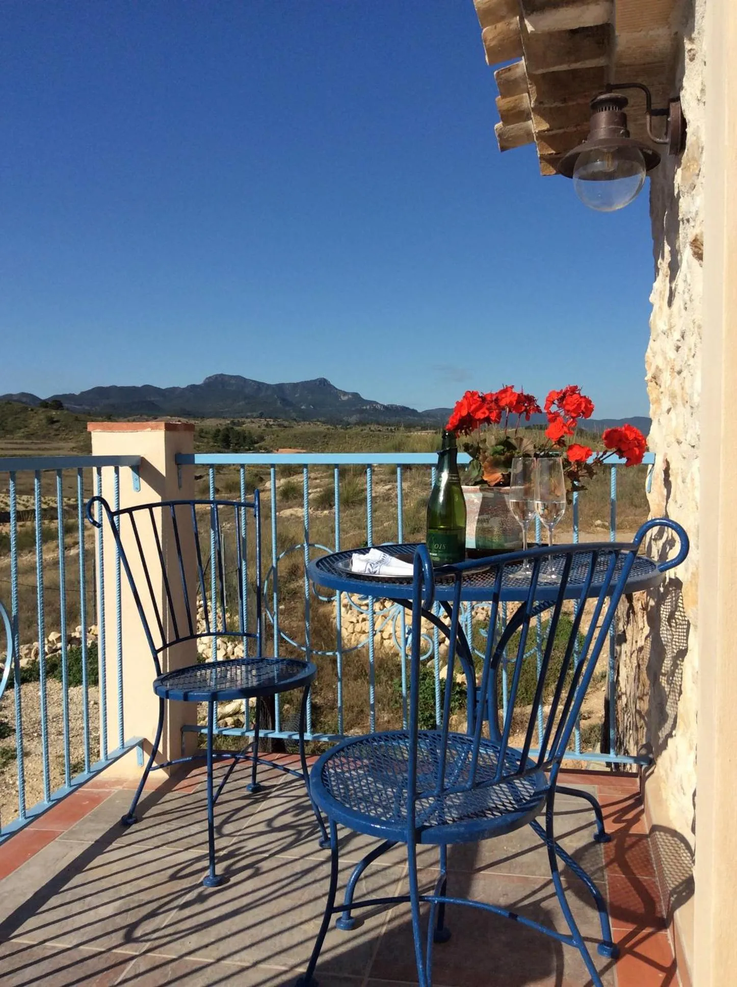 Balcony/Terrace in Los Cuatro Vientos B&B