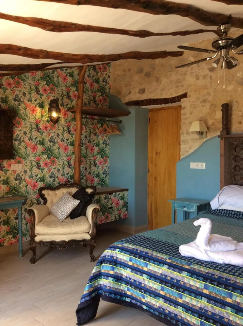 Photo of the whole room, Bed in Los Cuatro Vientos B&B
