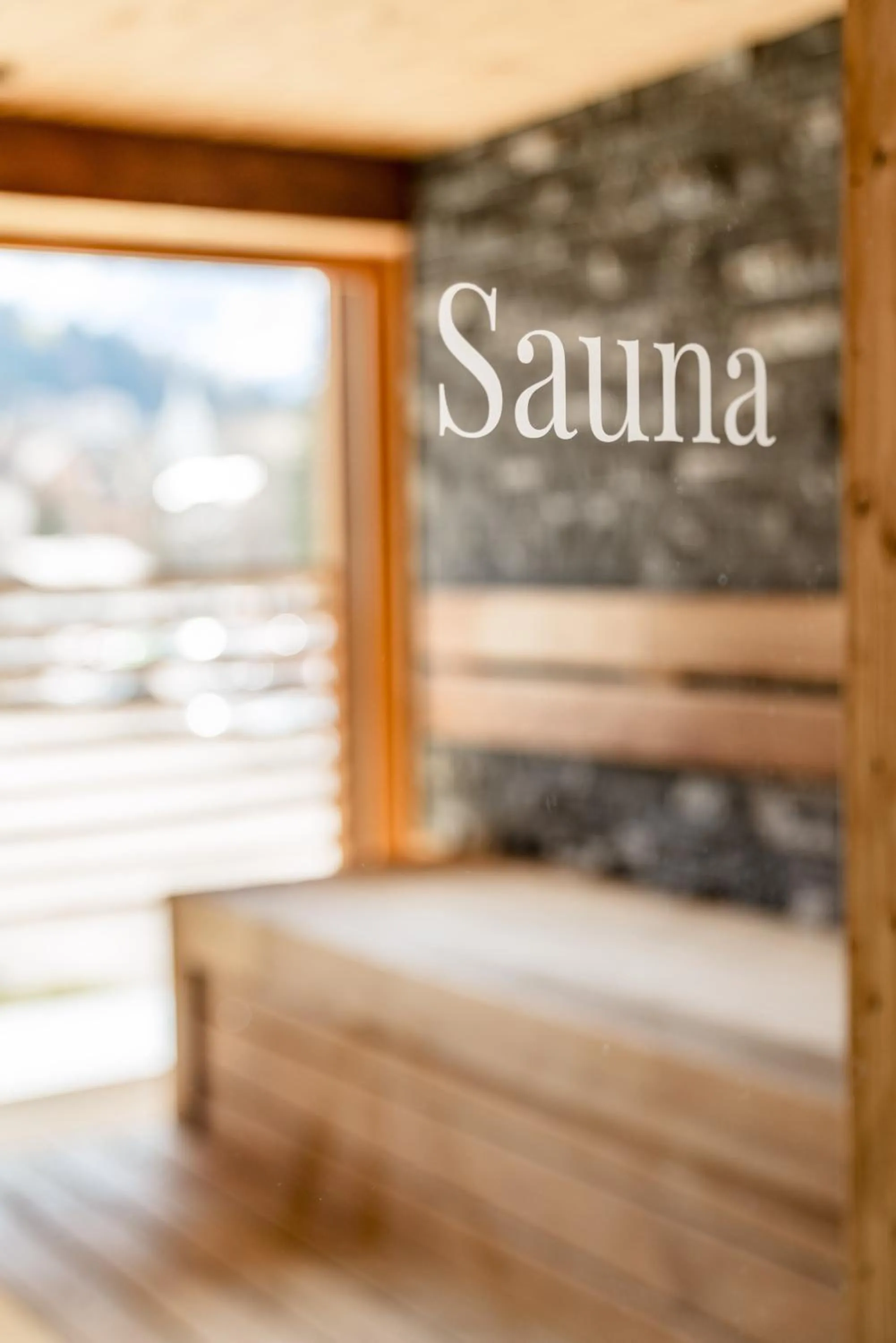 Sauna in Aparthotel Ursprung