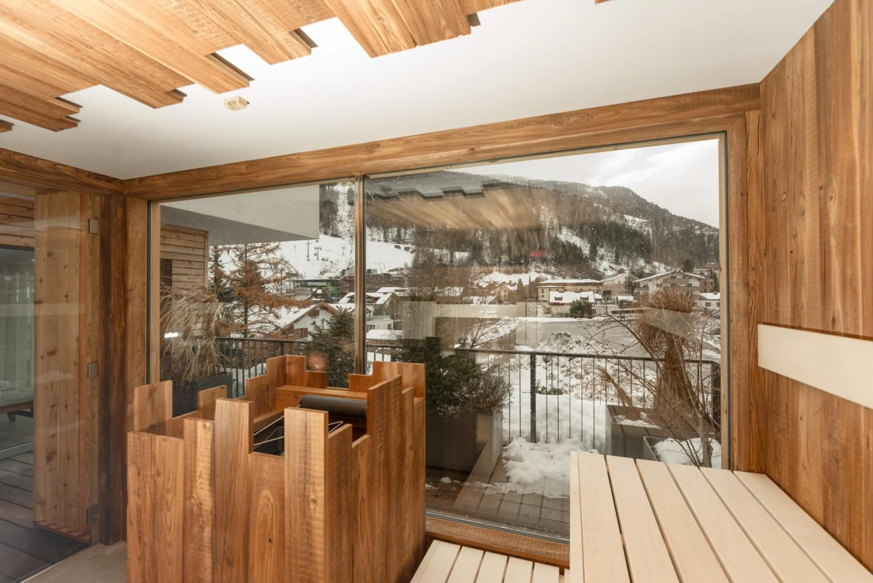 Sauna in Aparthotel Ursprung