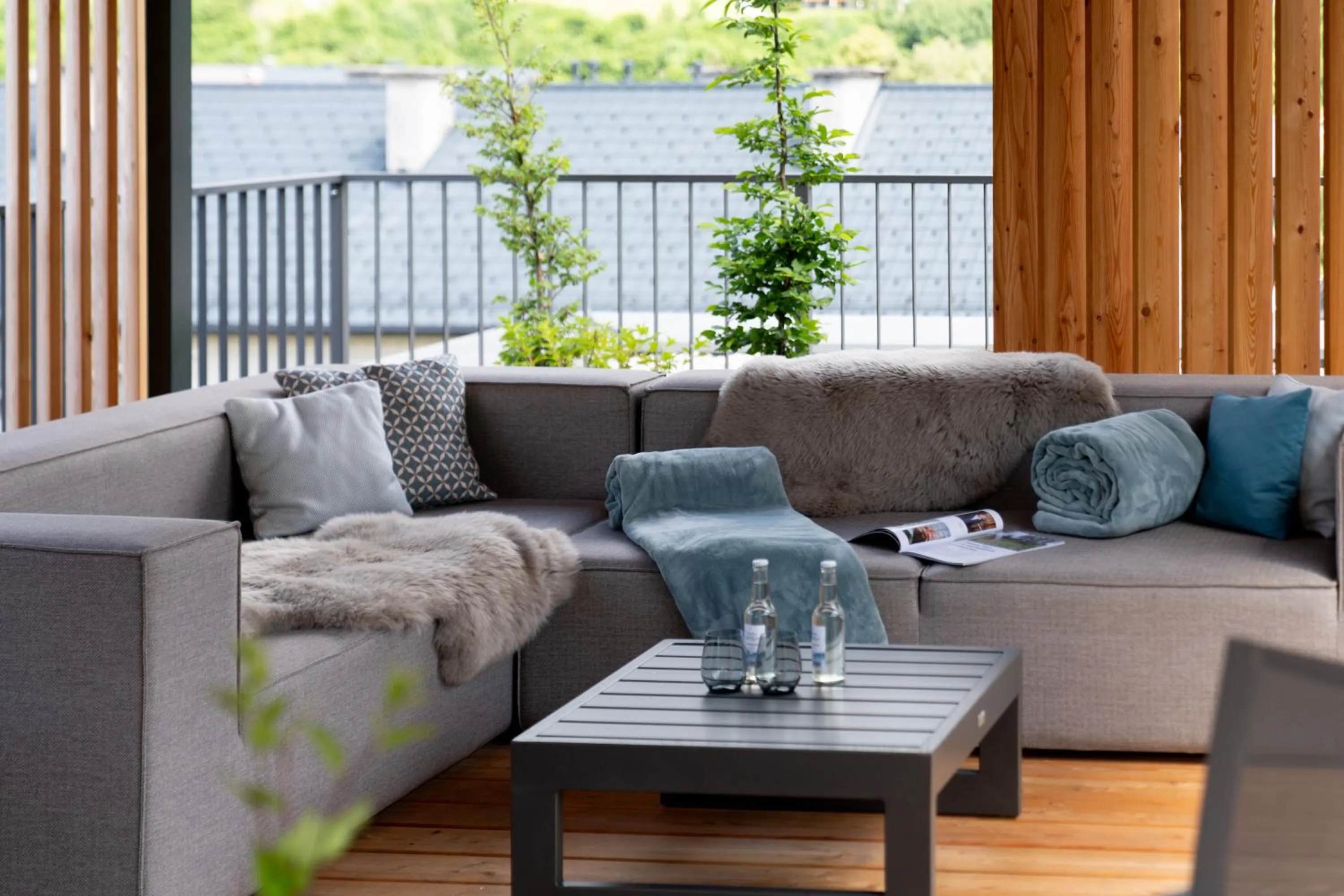 Balcony/Terrace in Aparthotel Ursprung