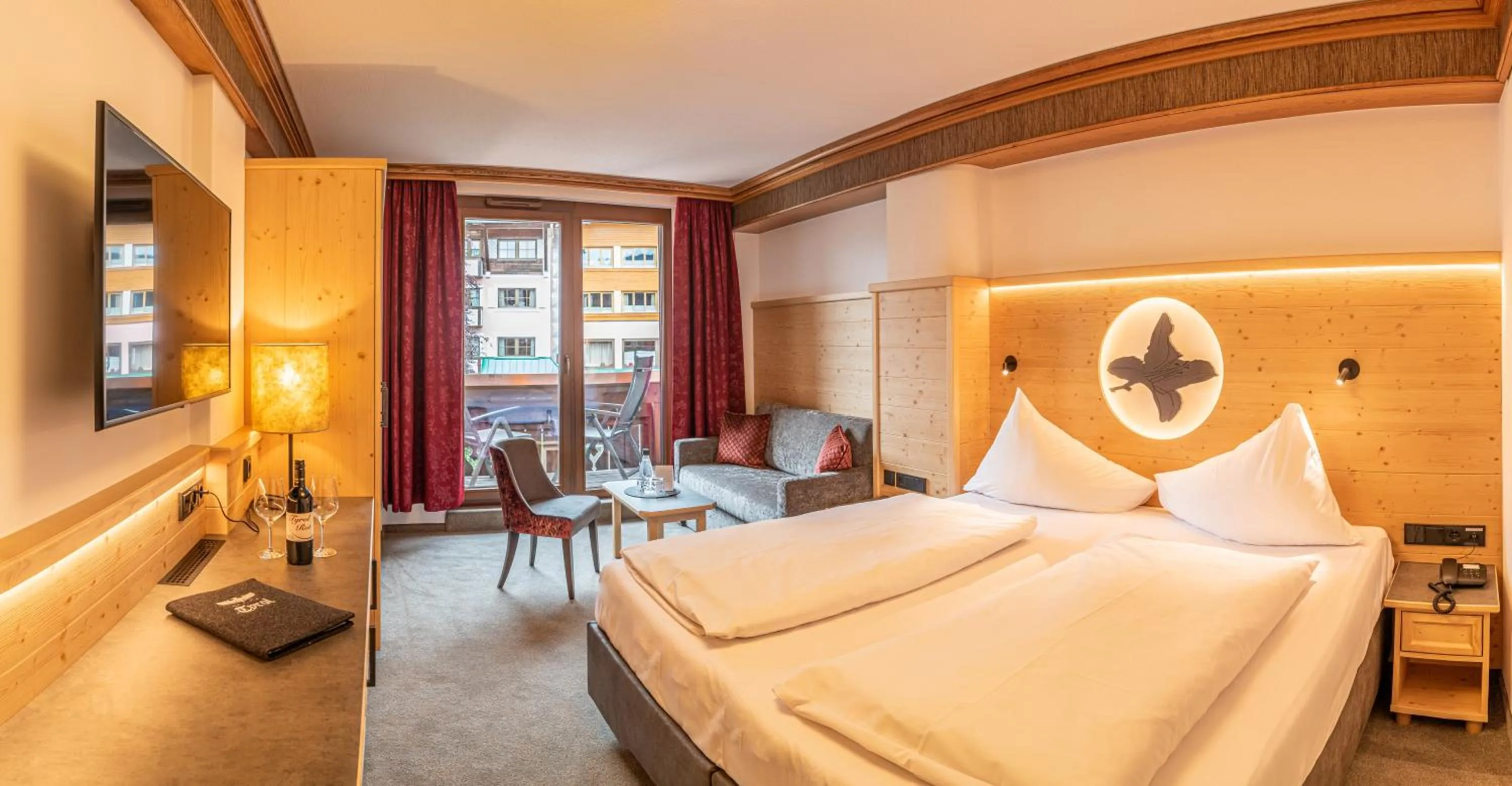 Photo of the whole room, Bed in Hotel Tyrol am Haldensee