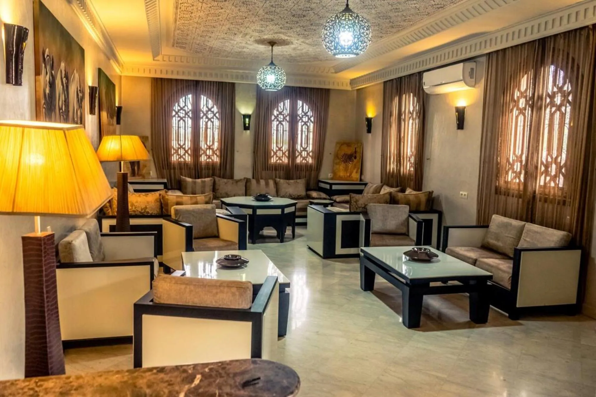 Living room in Riad Ushuaia - Centre Marrakech