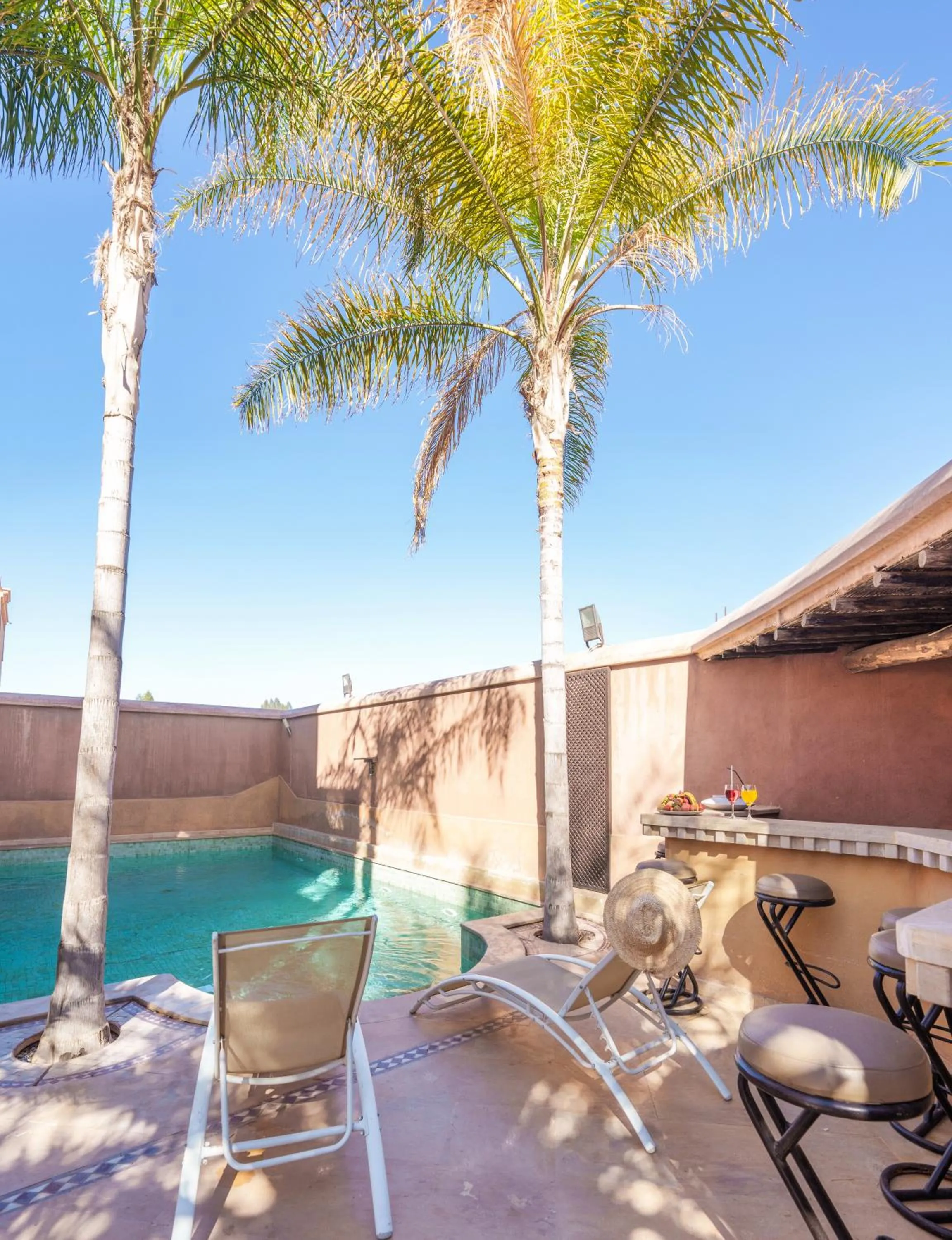 Swimming pool in Riad Ushuaia - Centre Marrakech