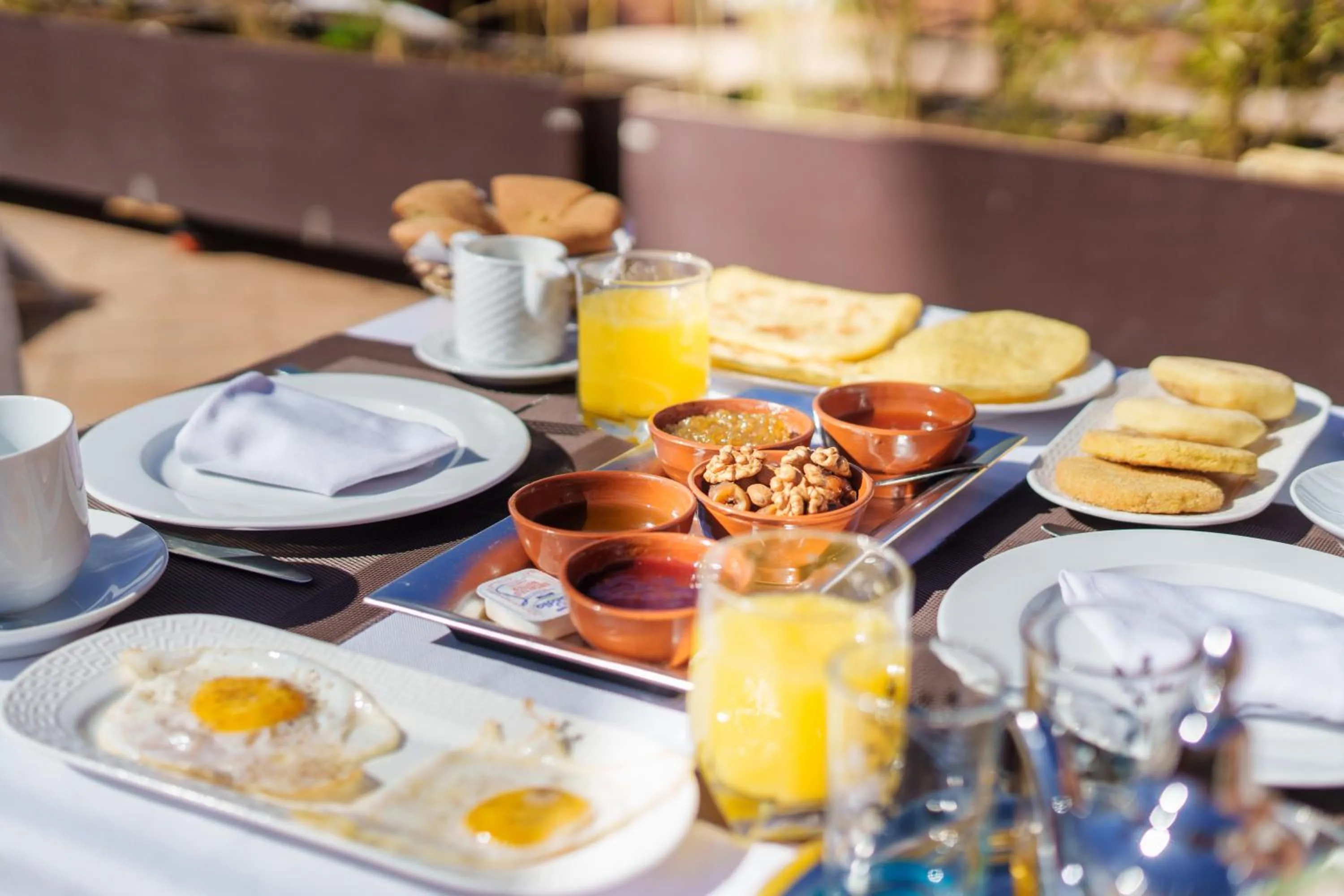 Breakfast in Riad Ushuaia - Centre Marrakech