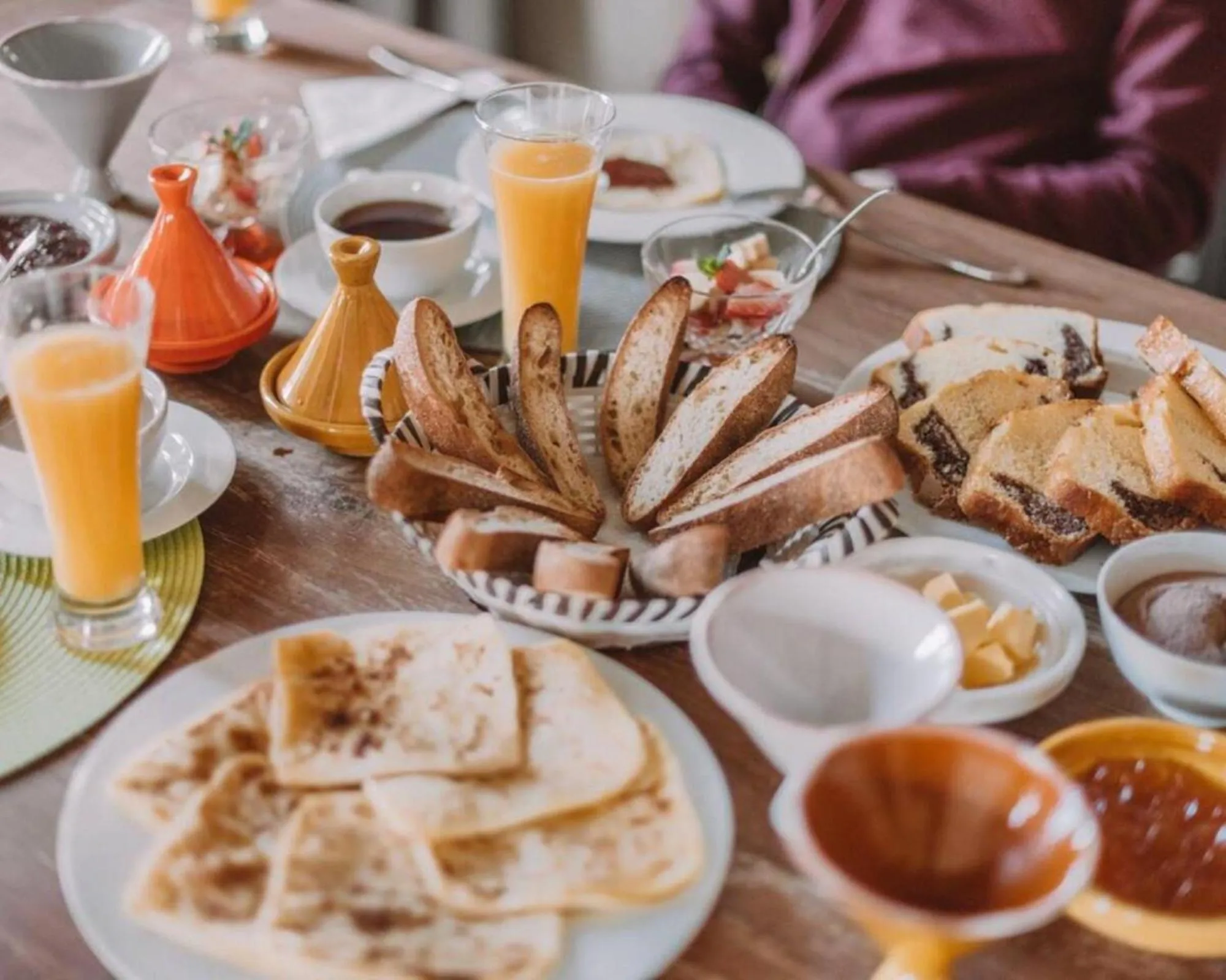 Breakfast in Riad Ushuaia - Centre Marrakech