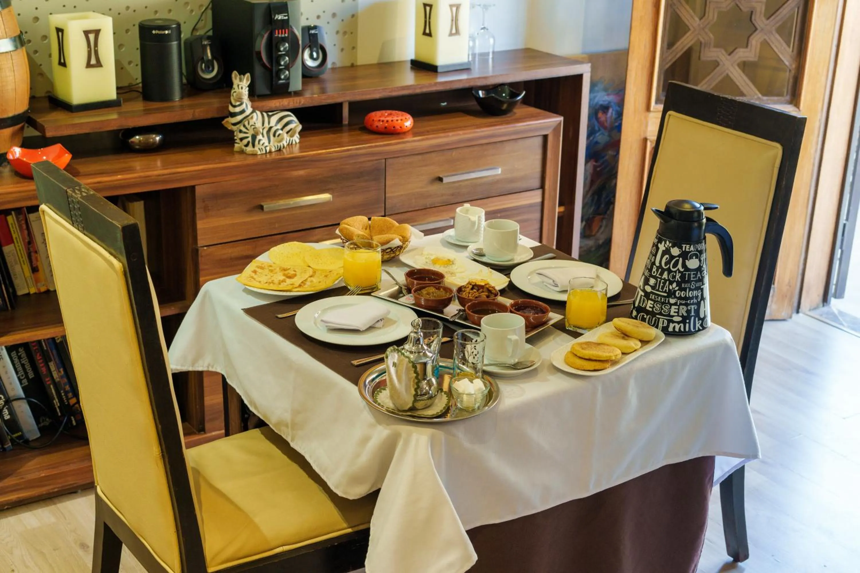 Breakfast in Riad Ushuaia - Centre Marrakech