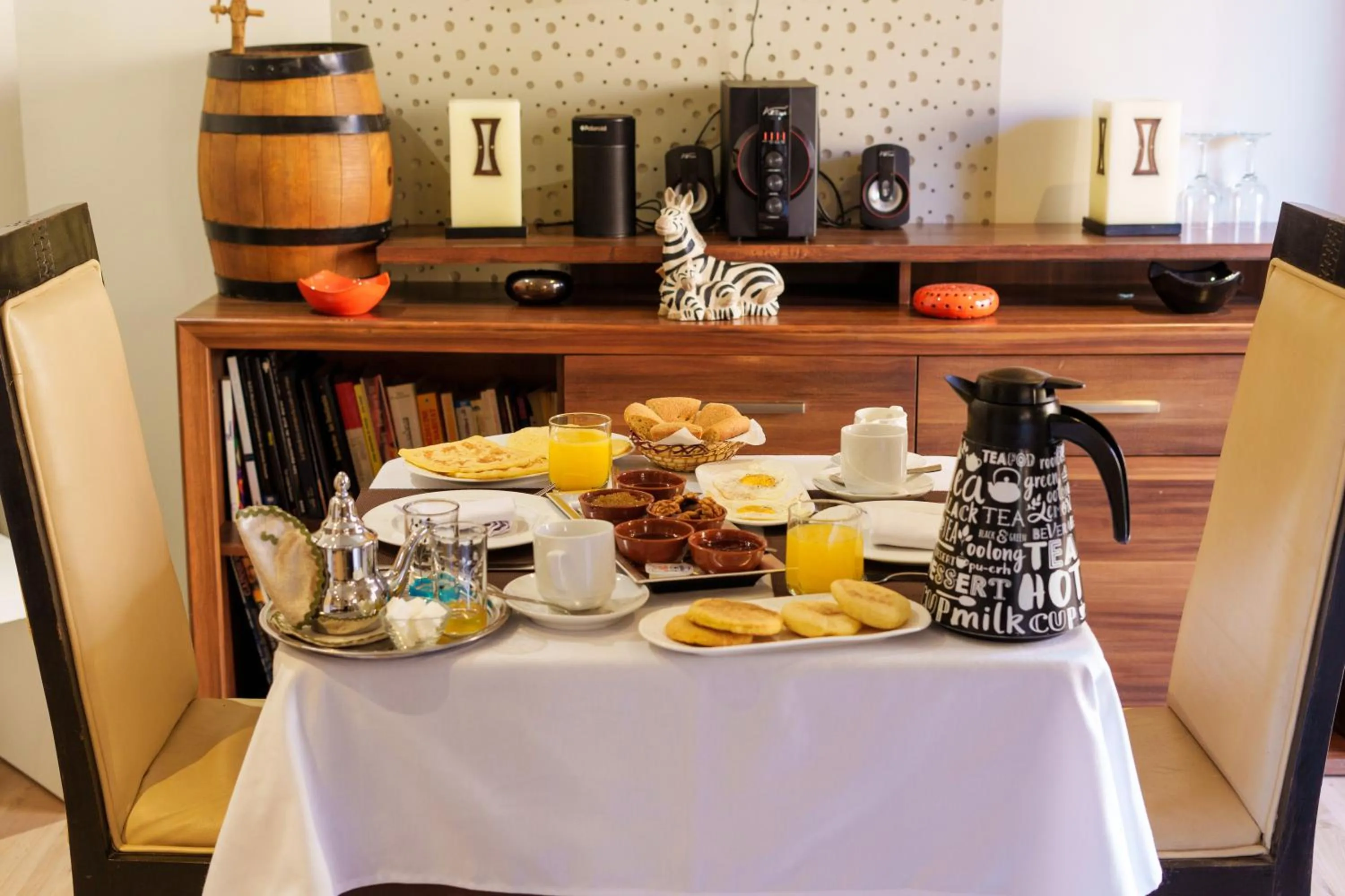Breakfast in Riad Ushuaia - Centre Marrakech
